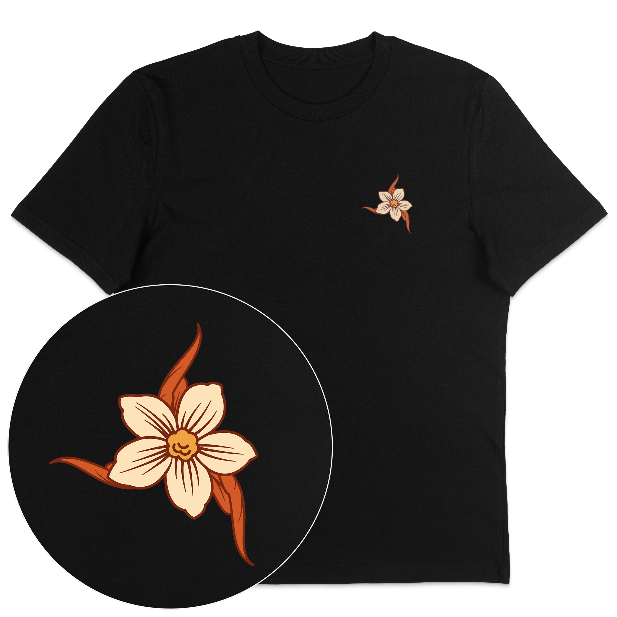 Plant-Based Flowers Streetwear T-Shirt