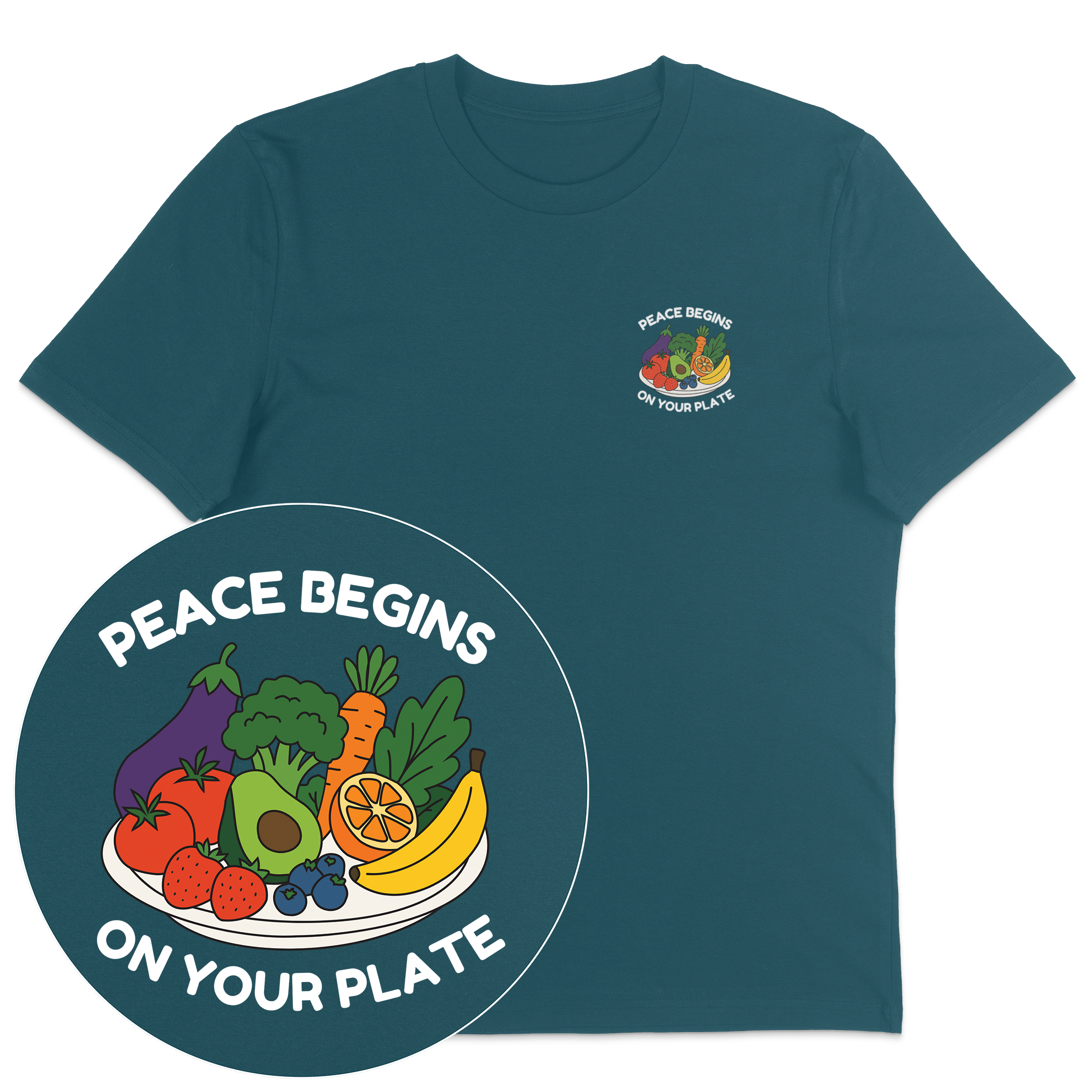Peace Begins On Your Plate T-Shirt