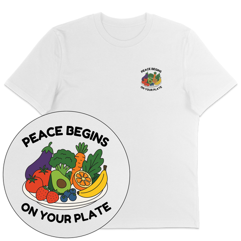 Peace Begins On Your Plate T-Shirt