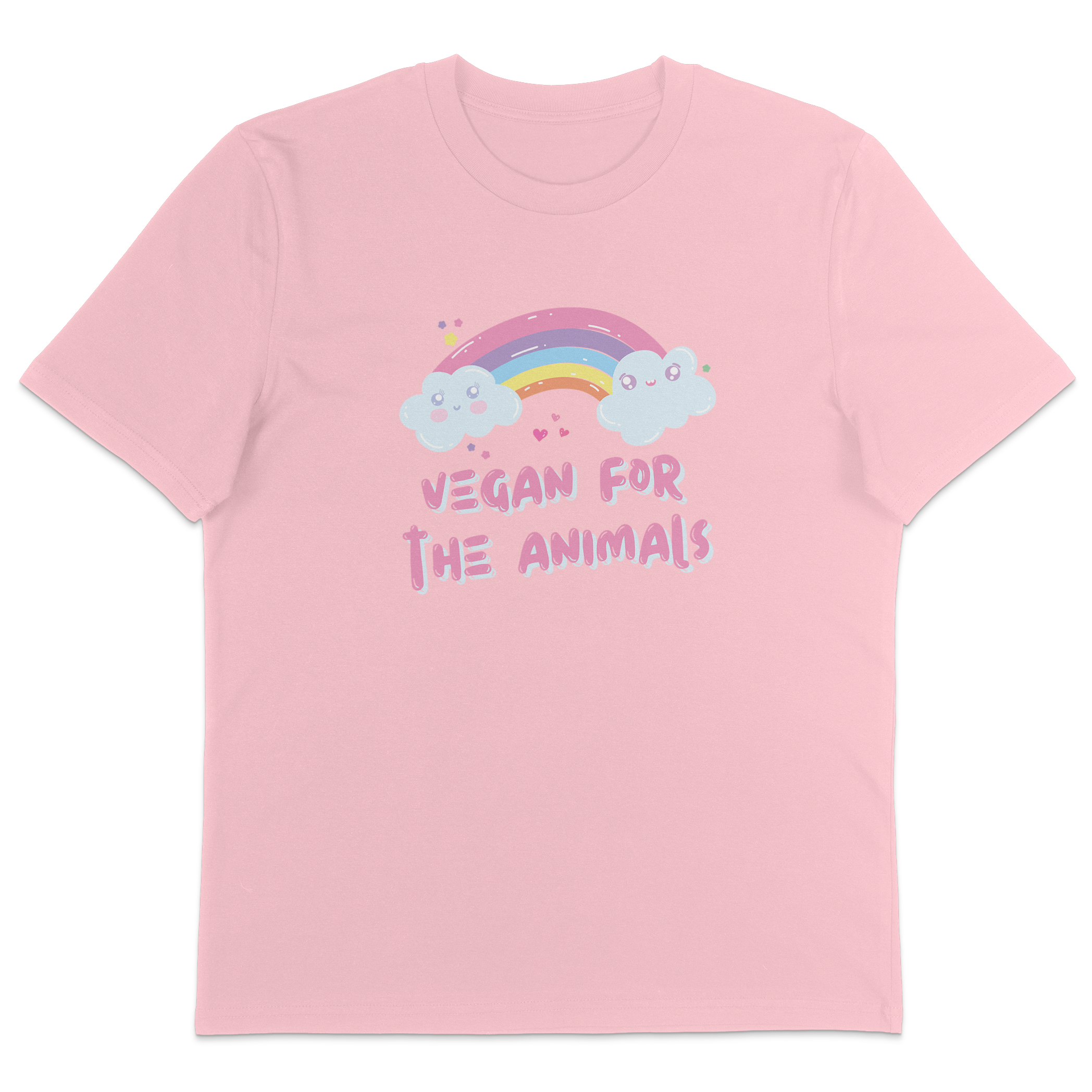 Vegan For The Animals Rainbow T-Shirt