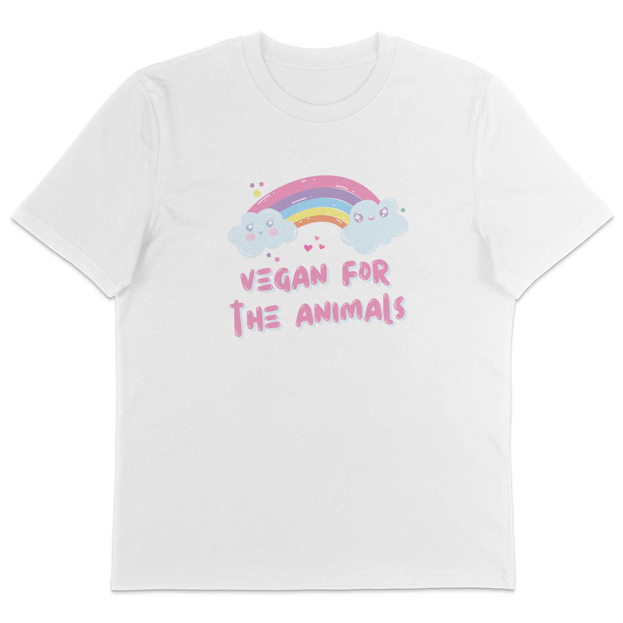 Vegan For The Animals Rainbow T-Shirt