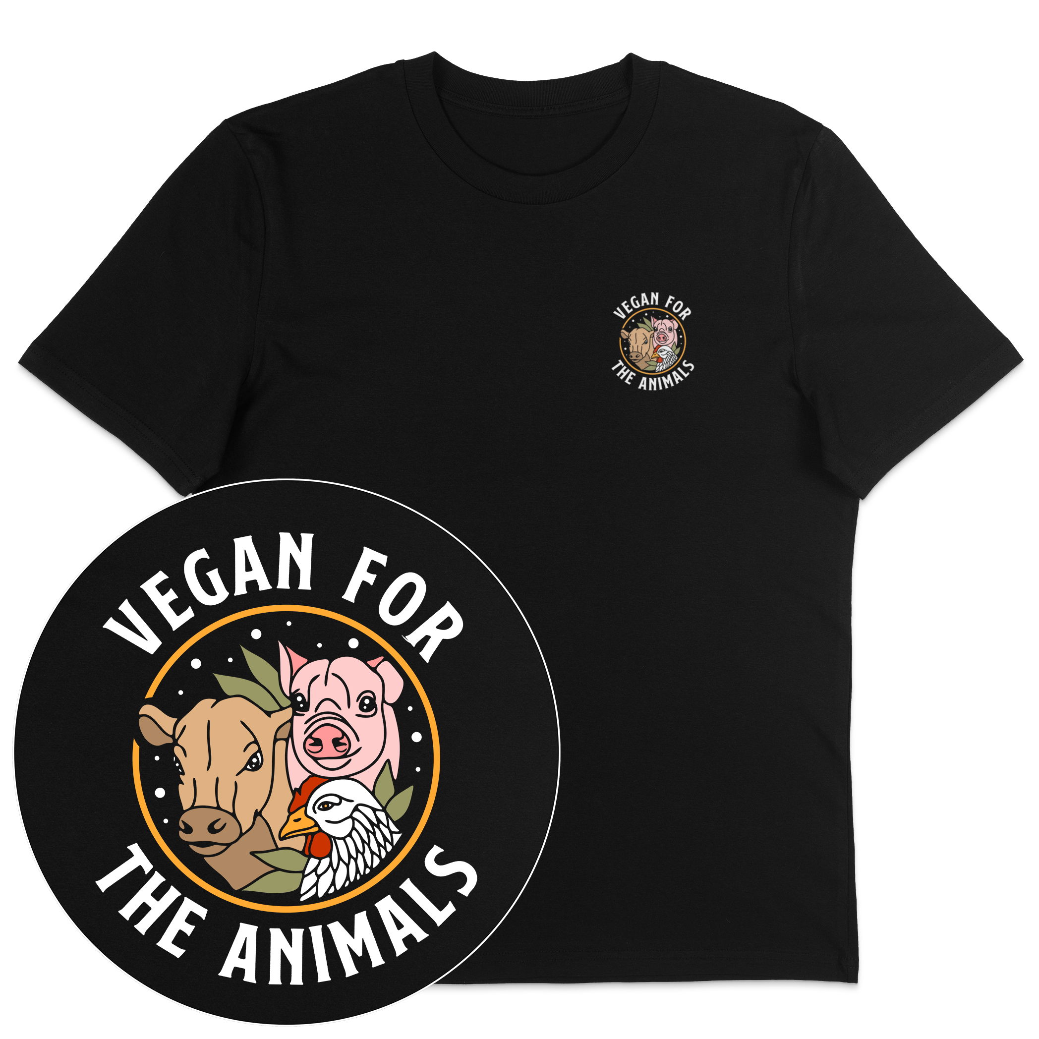 Vegan For The Animals Earthlings T-Shirt