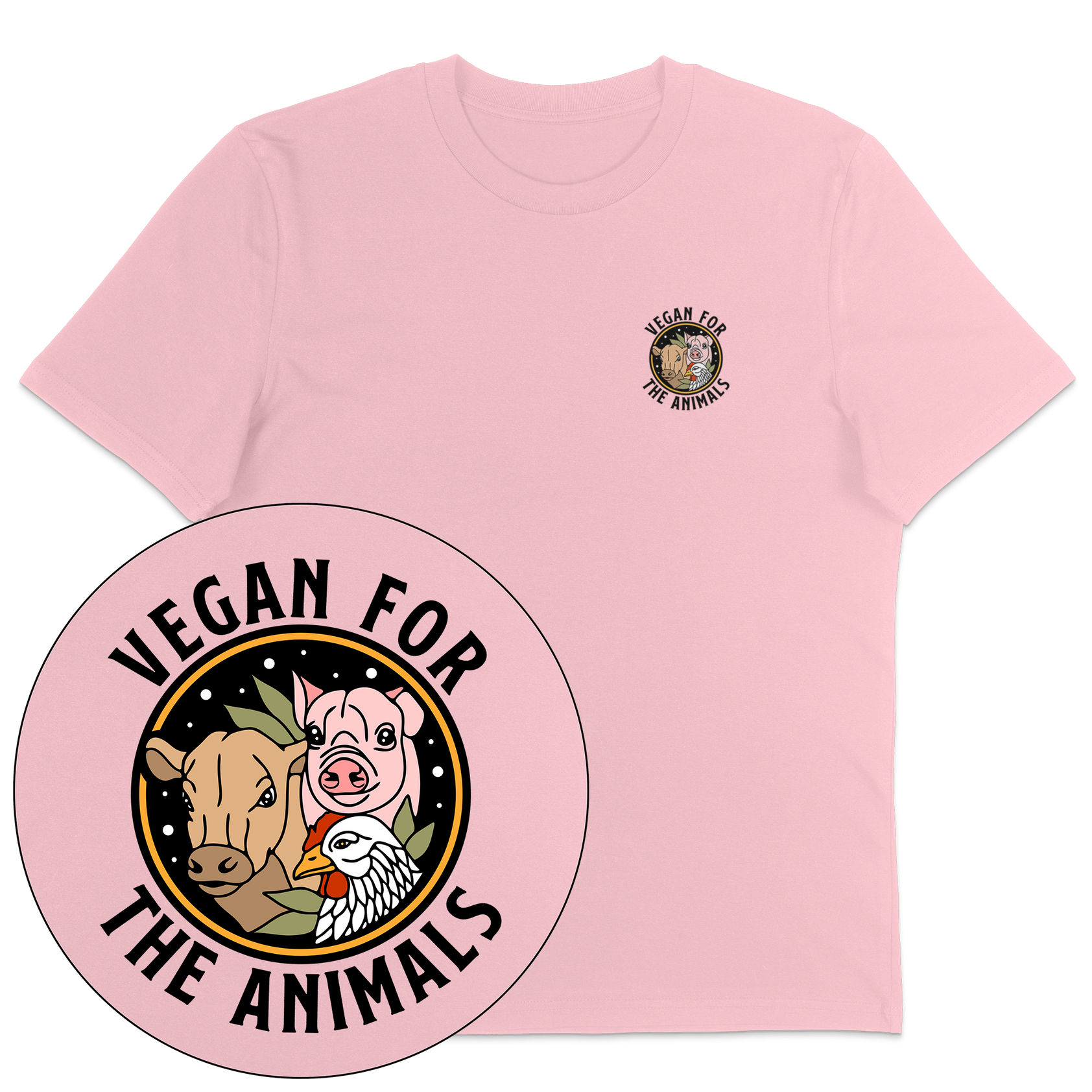 Vegan For The Animals Earthlings T-Shirt