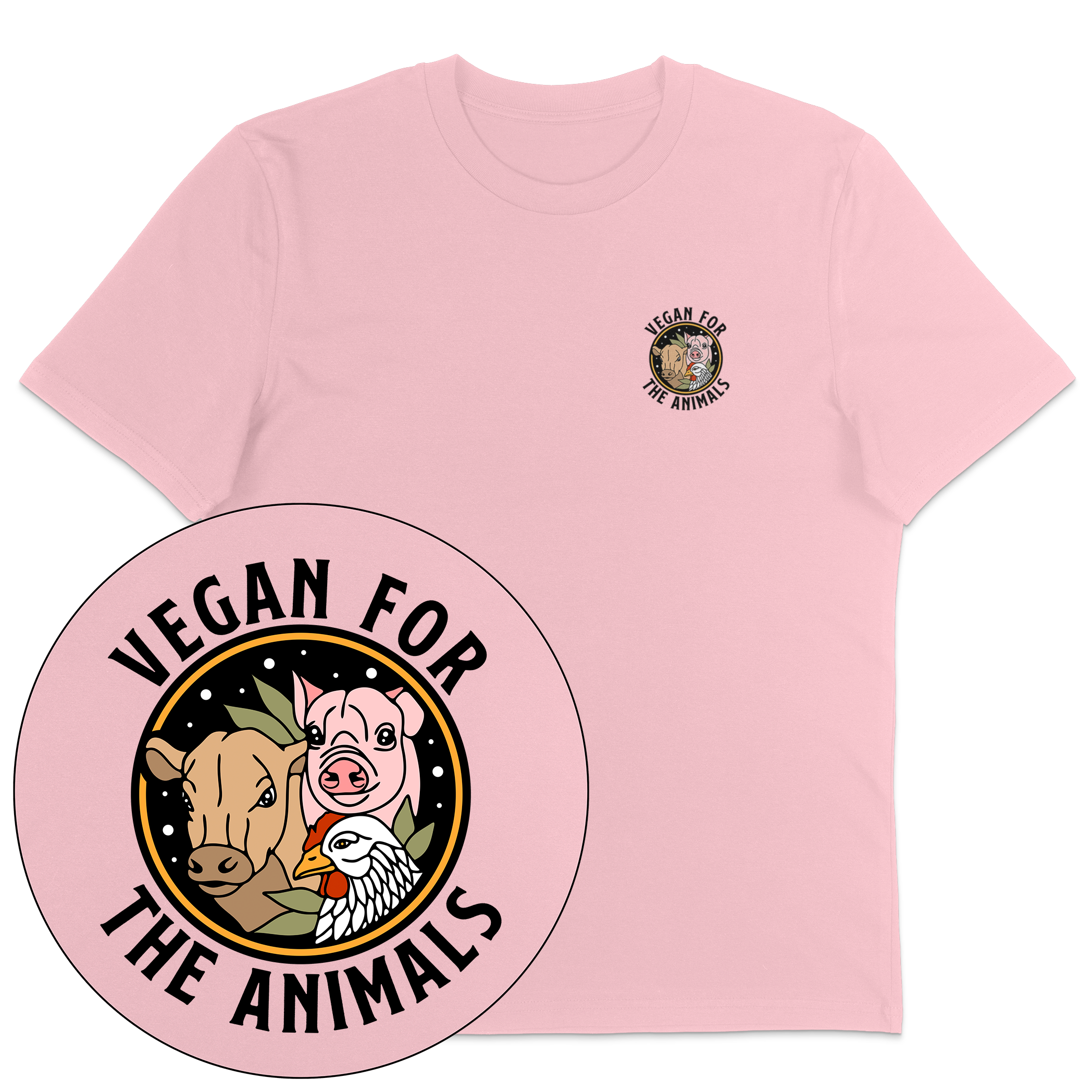 Vegan For The Animals Earthlings T-Shirt