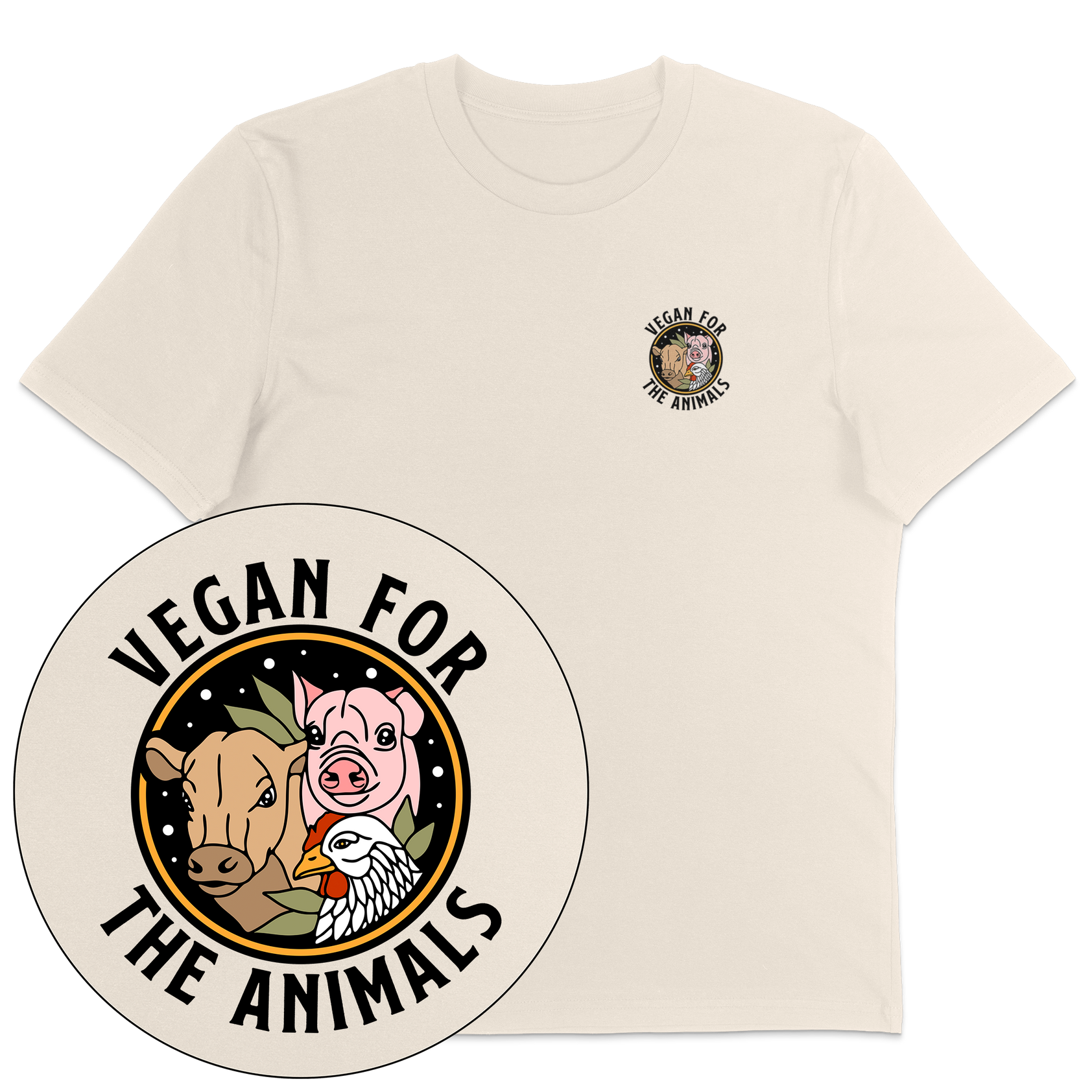 Vegan For The Animals Earthlings T-Shirt