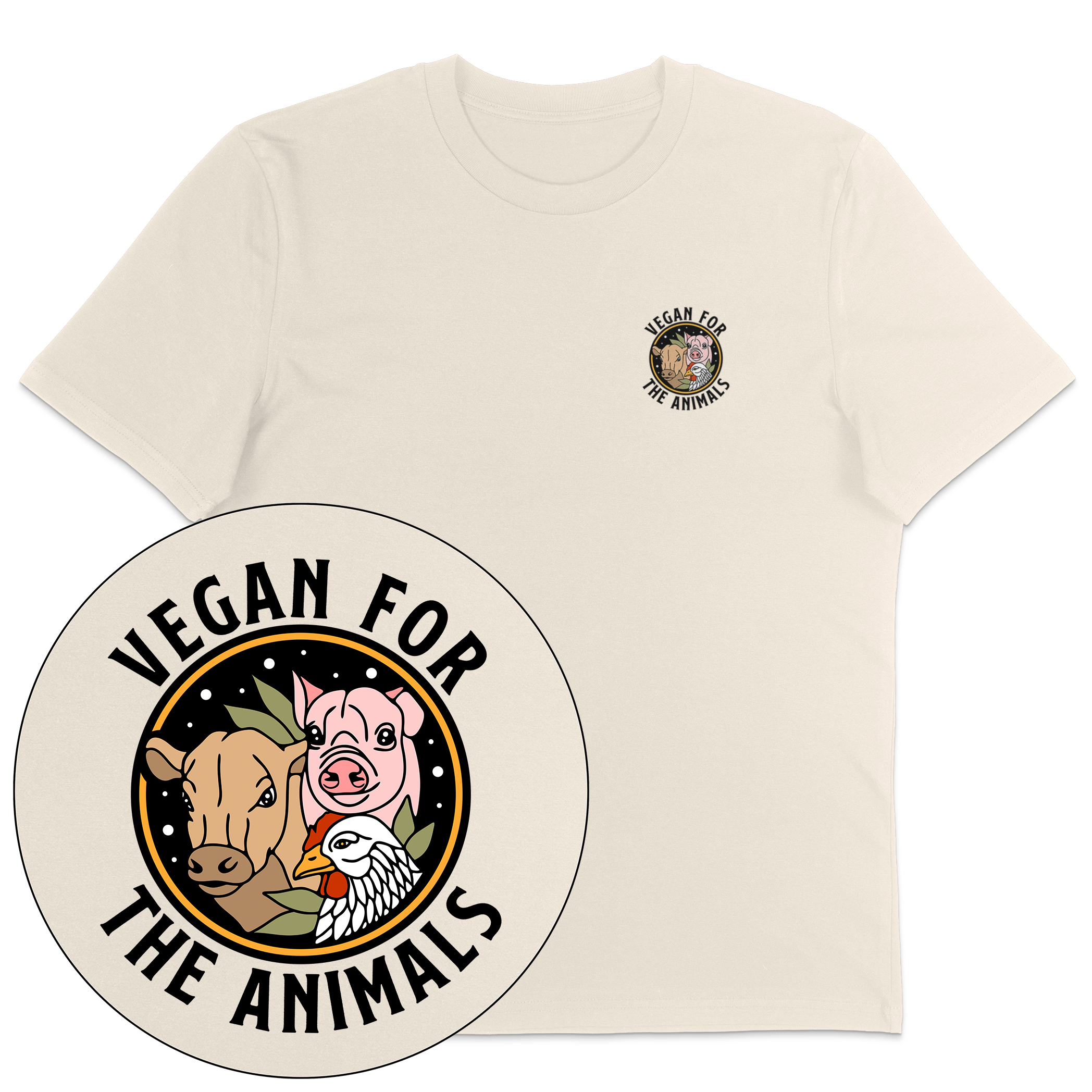 Vegan For The Animals Earthlings T-Shirt