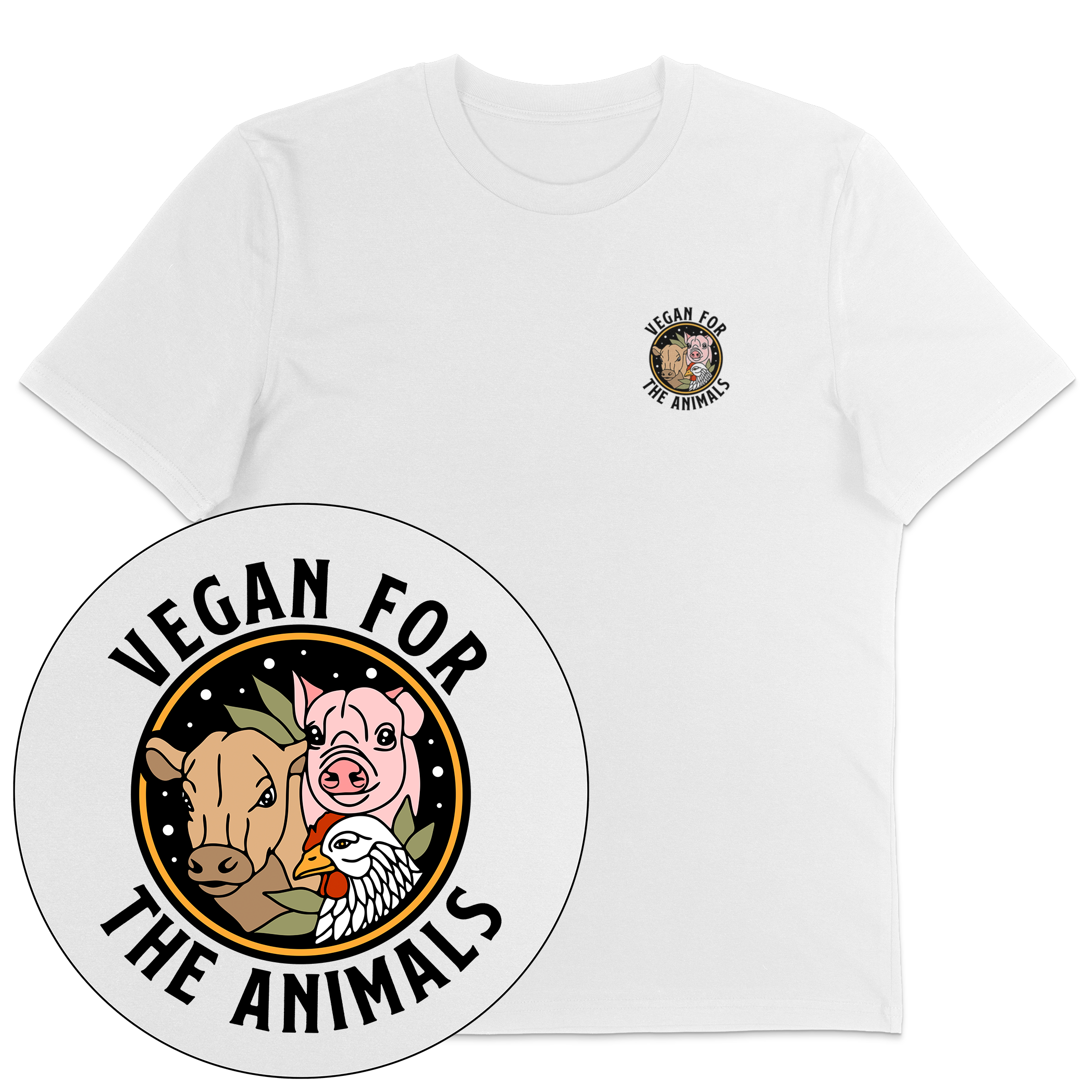 Vegan For The Animals Earthlings T-Shirt