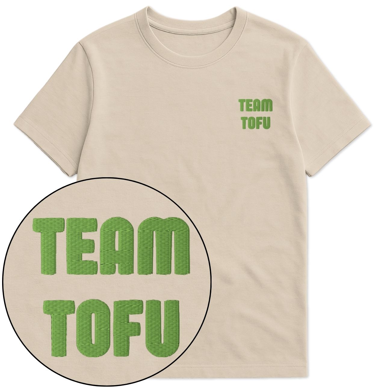 Team Tofu Embroidered T-Shirt