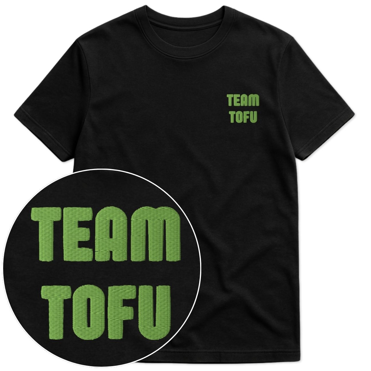 Team Tofu Embroidered T-Shirt
