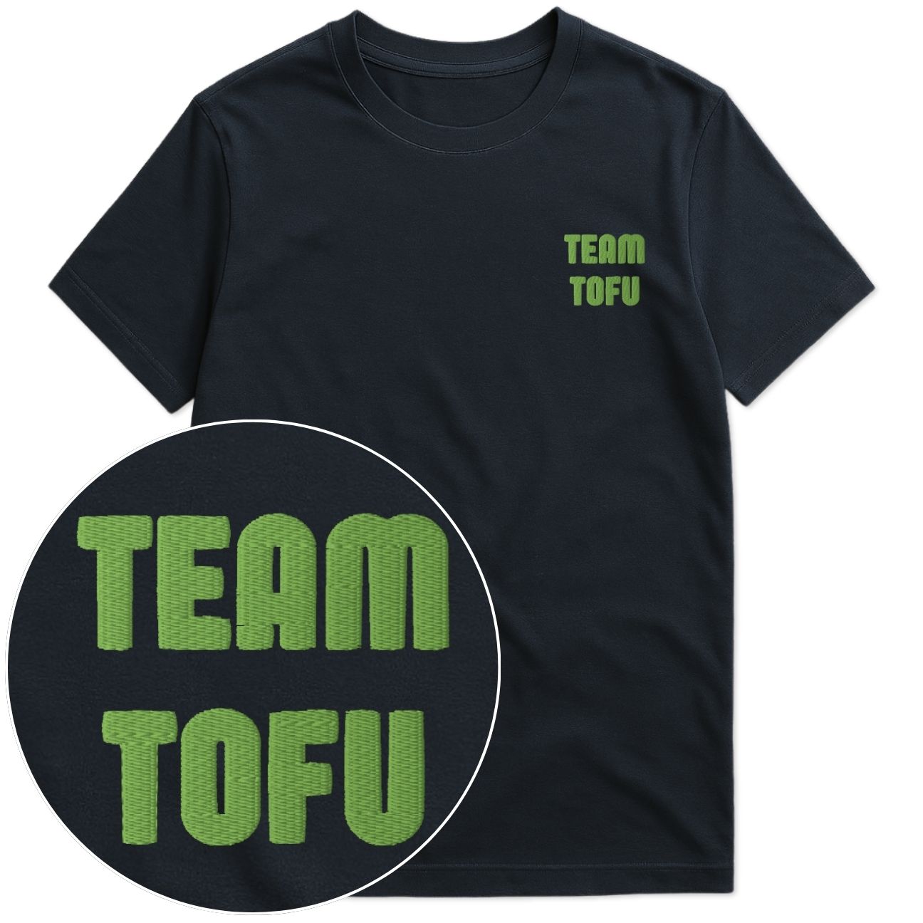 Team Tofu Embroidered T-Shirt