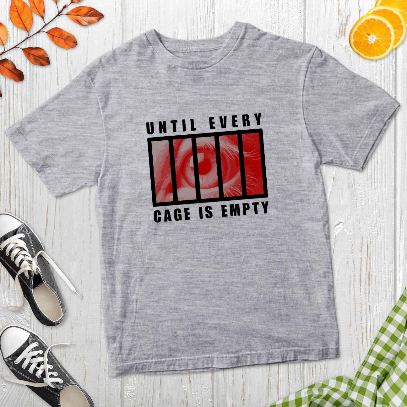 Until Every Cage Is Empty T-Shirt