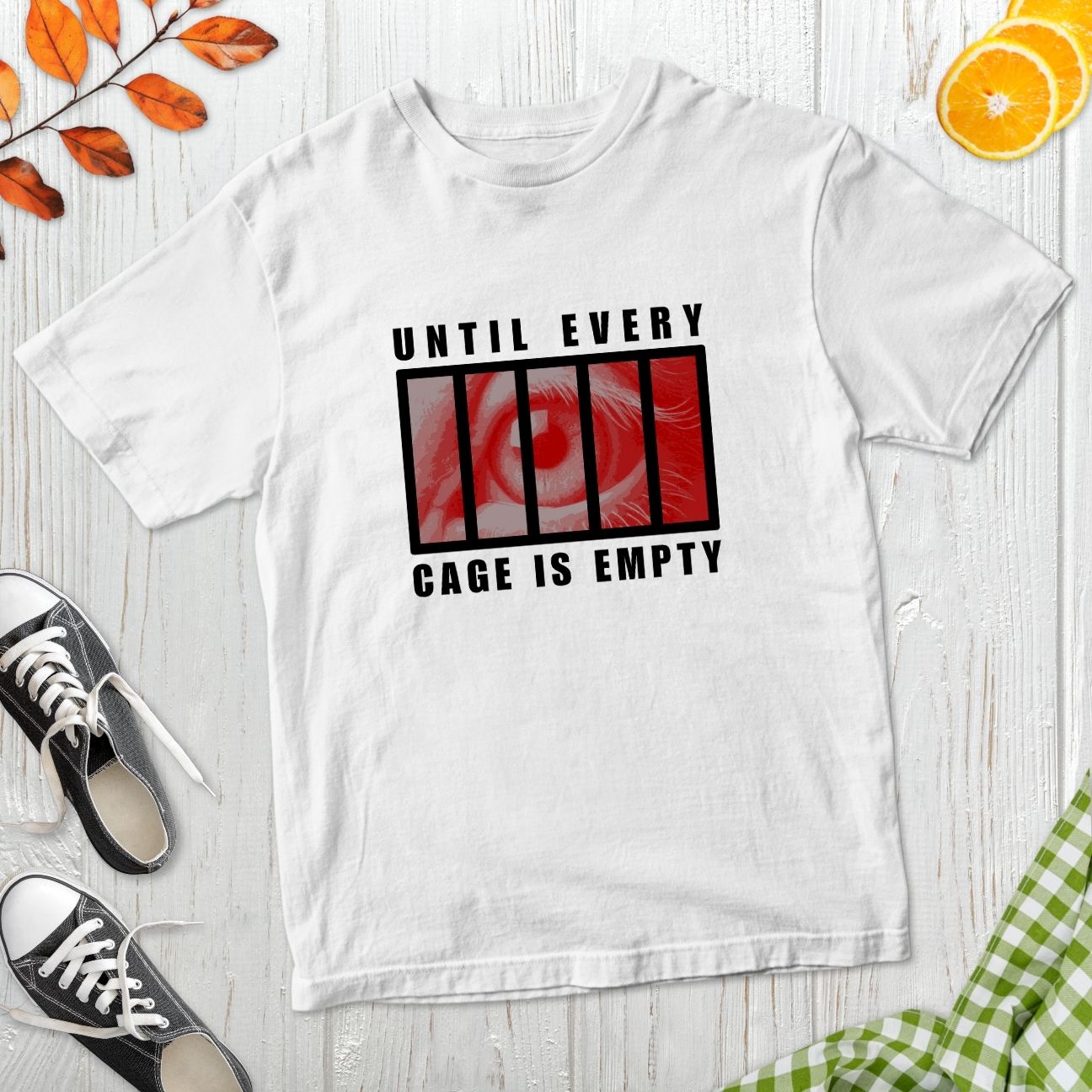 Until Every Cage Is Empty T-Shirt