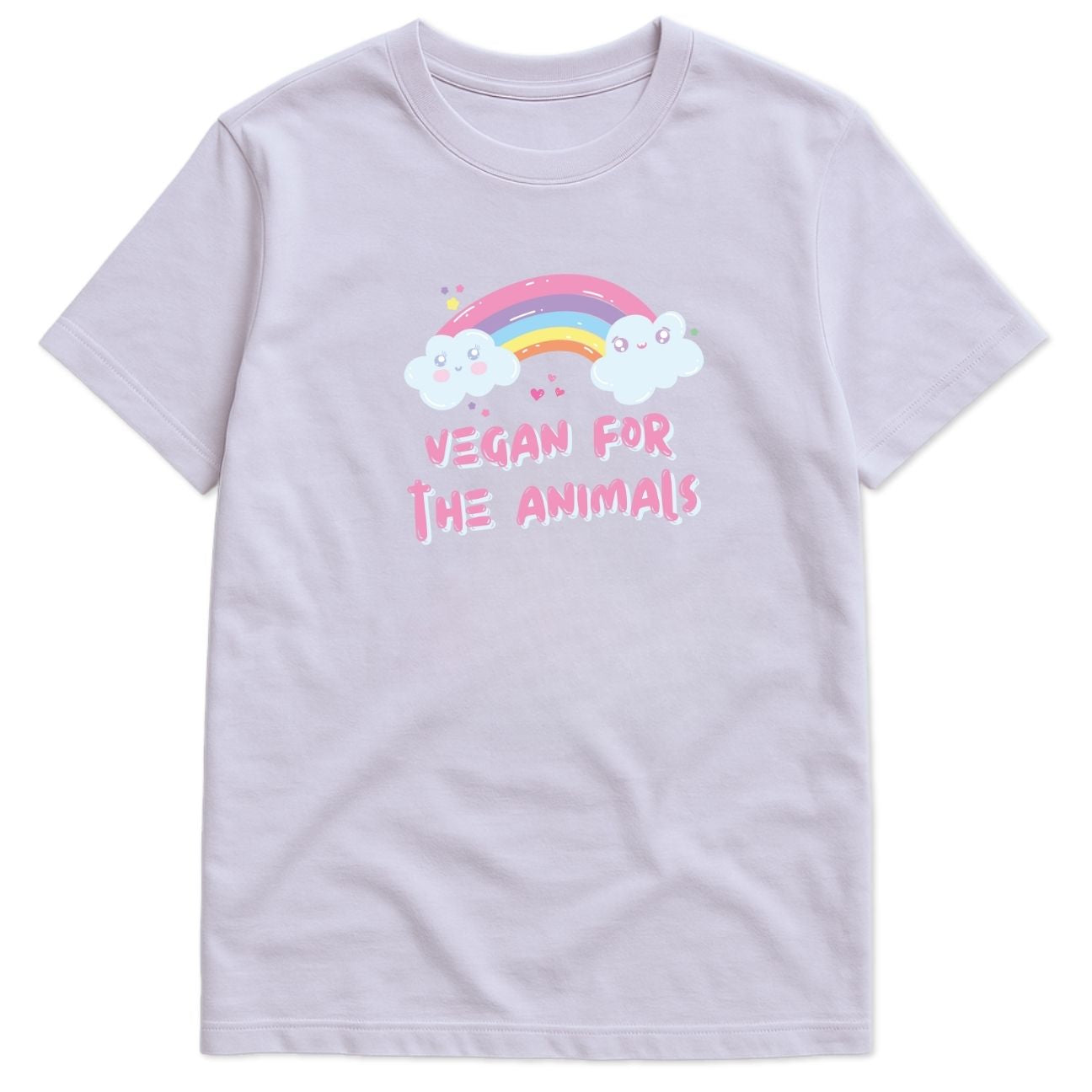 Vegan For The Animals Rainbow T-Shirt