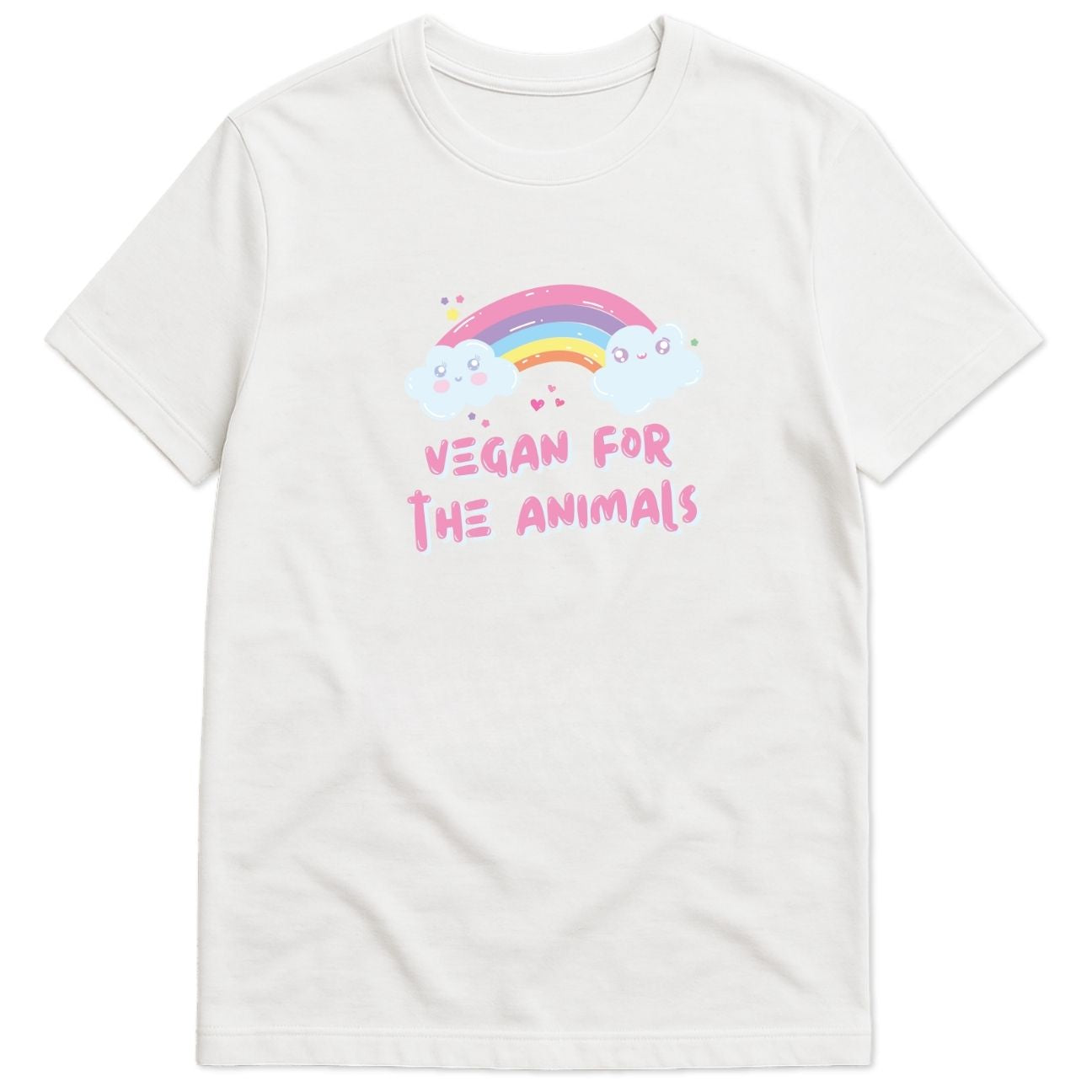 Vegan For The Animals Rainbow T-Shirt