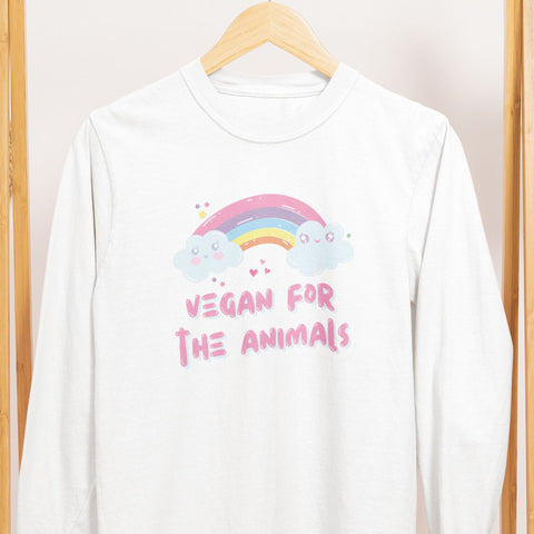 Vegan For The Animals Rainbow Sweatshirt