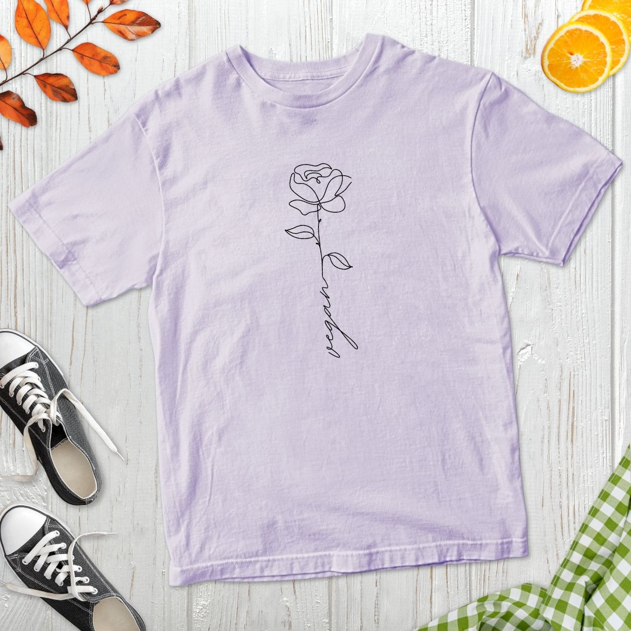 Vegan Rose T-Shirt