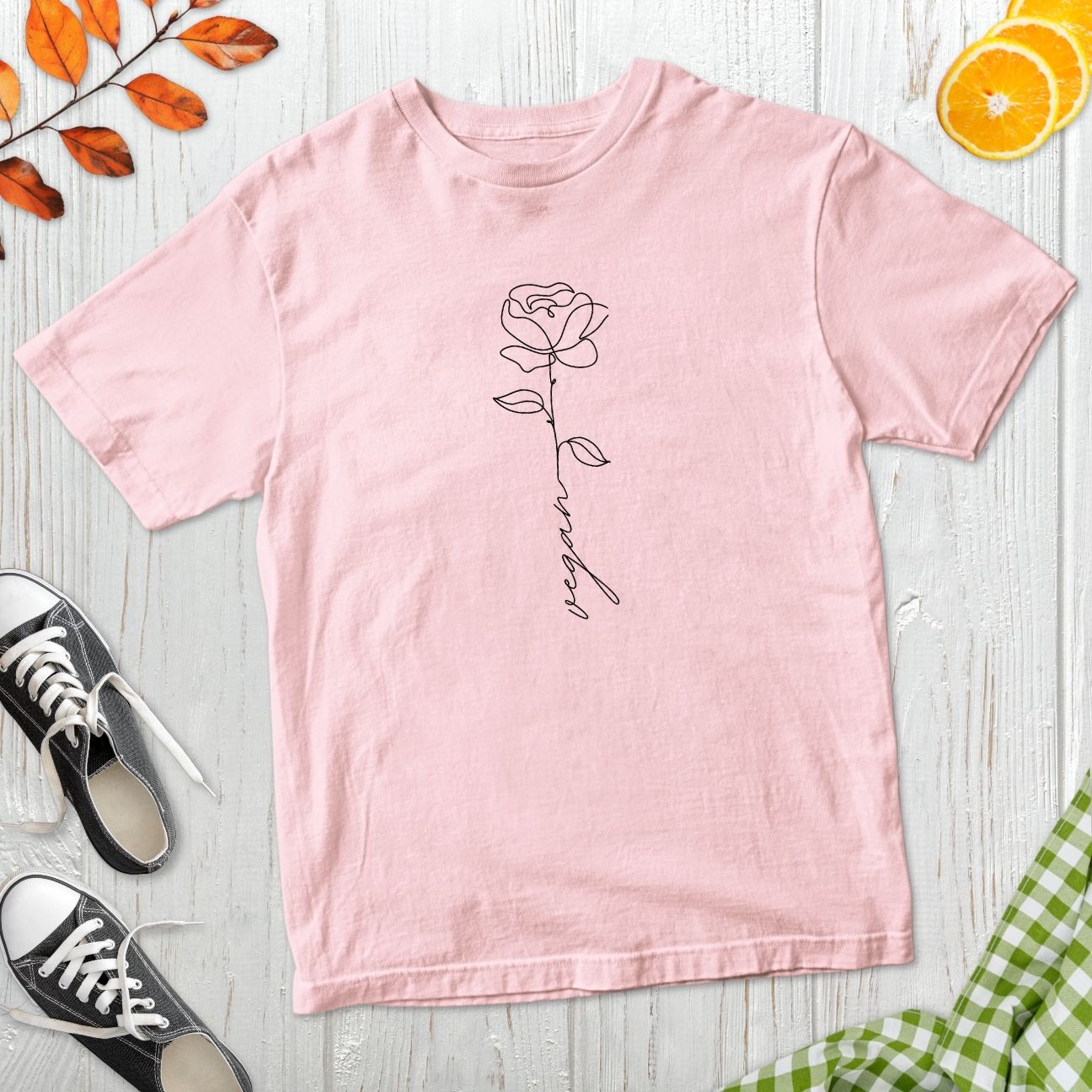 Vegan Rose T-Shirt