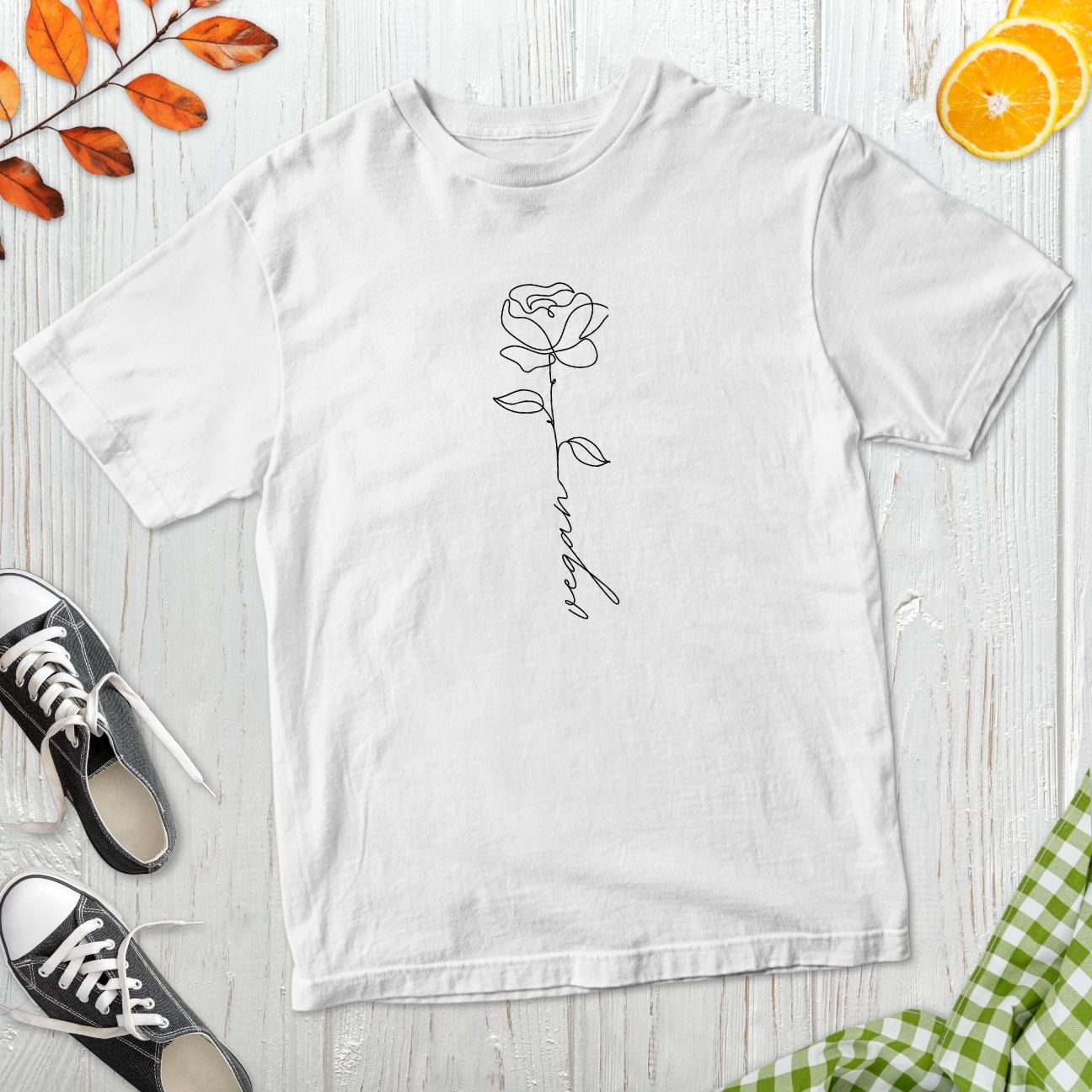 Vegan Rose T-Shirt