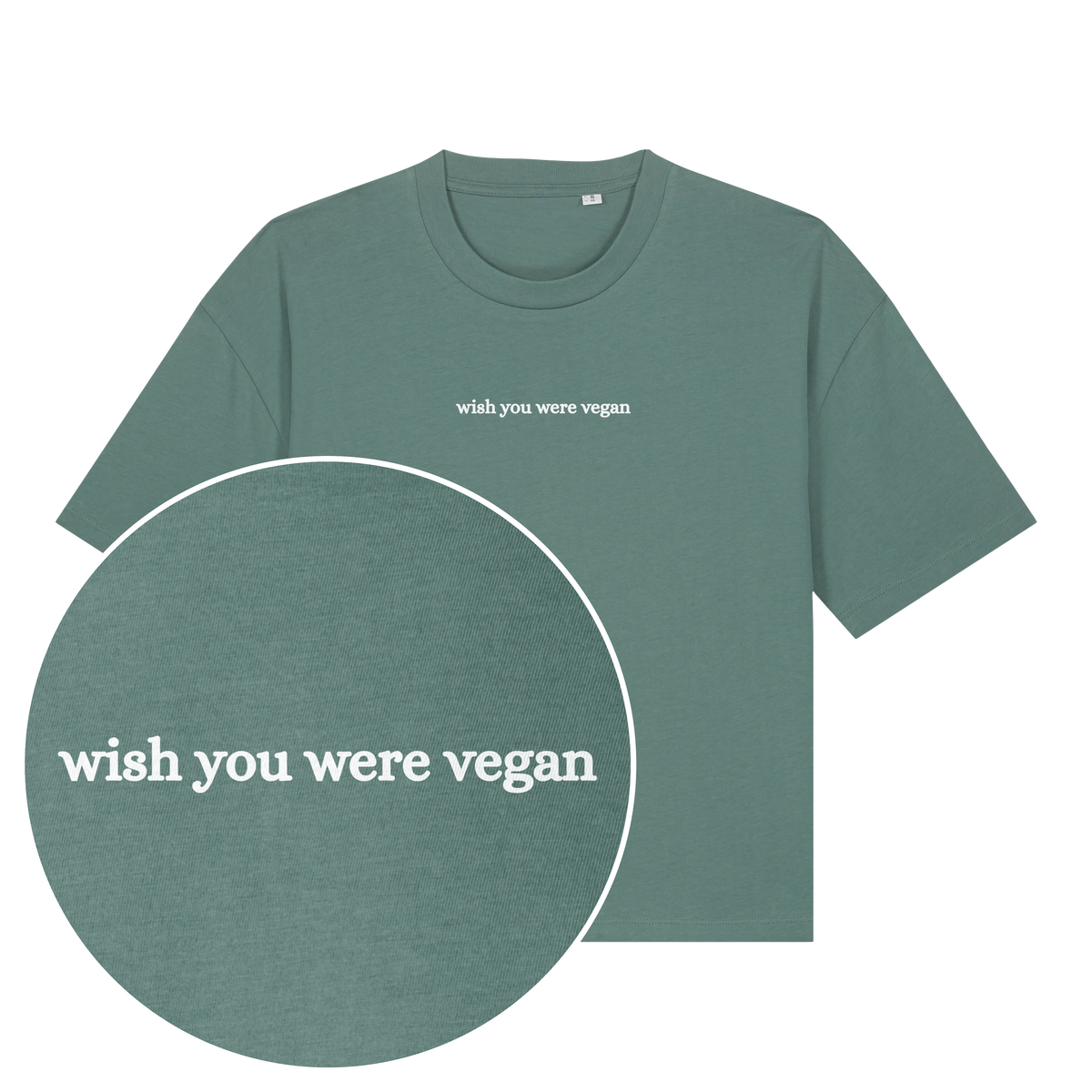 Wish You Were Vegan Women's Boxy T-Shirt