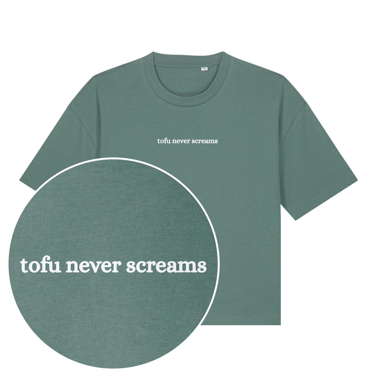Tofu Never Screams Women's Boxy T-Shirt