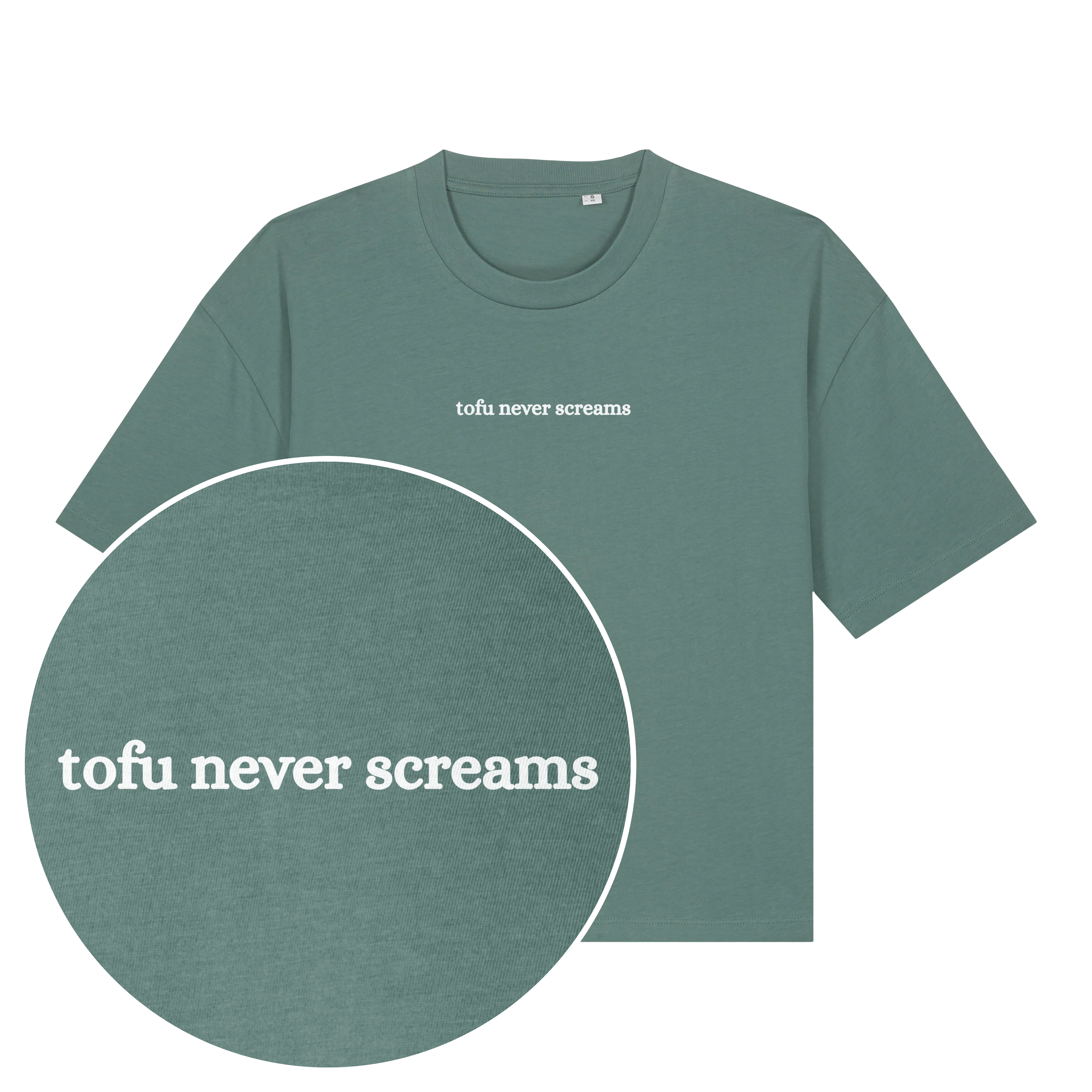 Tofu Never Screams Women's Boxy T-Shirt