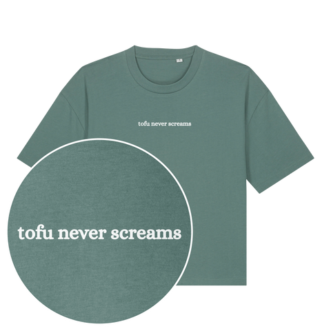 Tofu Never Screams Women's Boxy T-Shirt