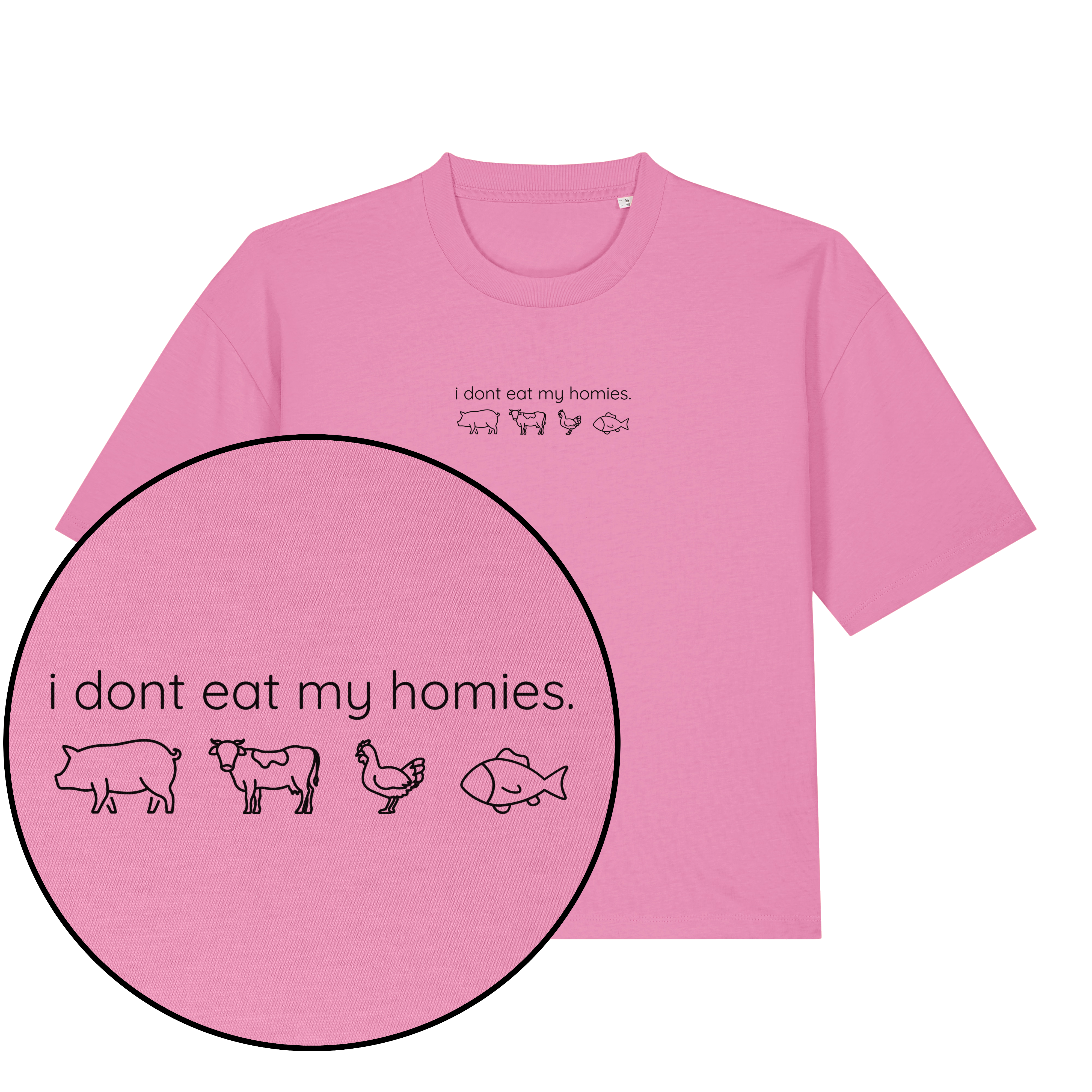 I Don't Eat My Homies Women's Boxy T-Shirt