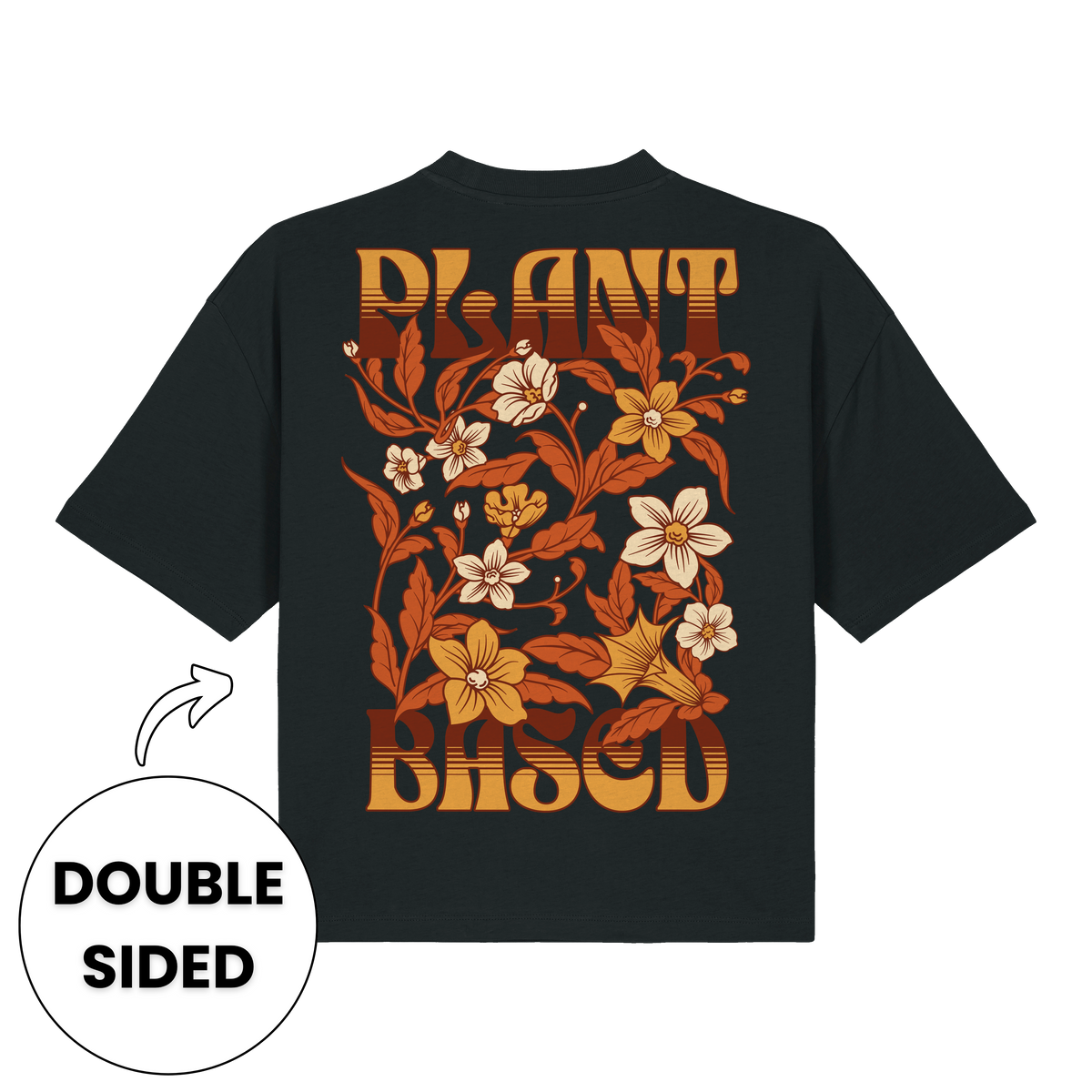Plant-Based Flowers Streetwear Women's Boxy T-Shirt