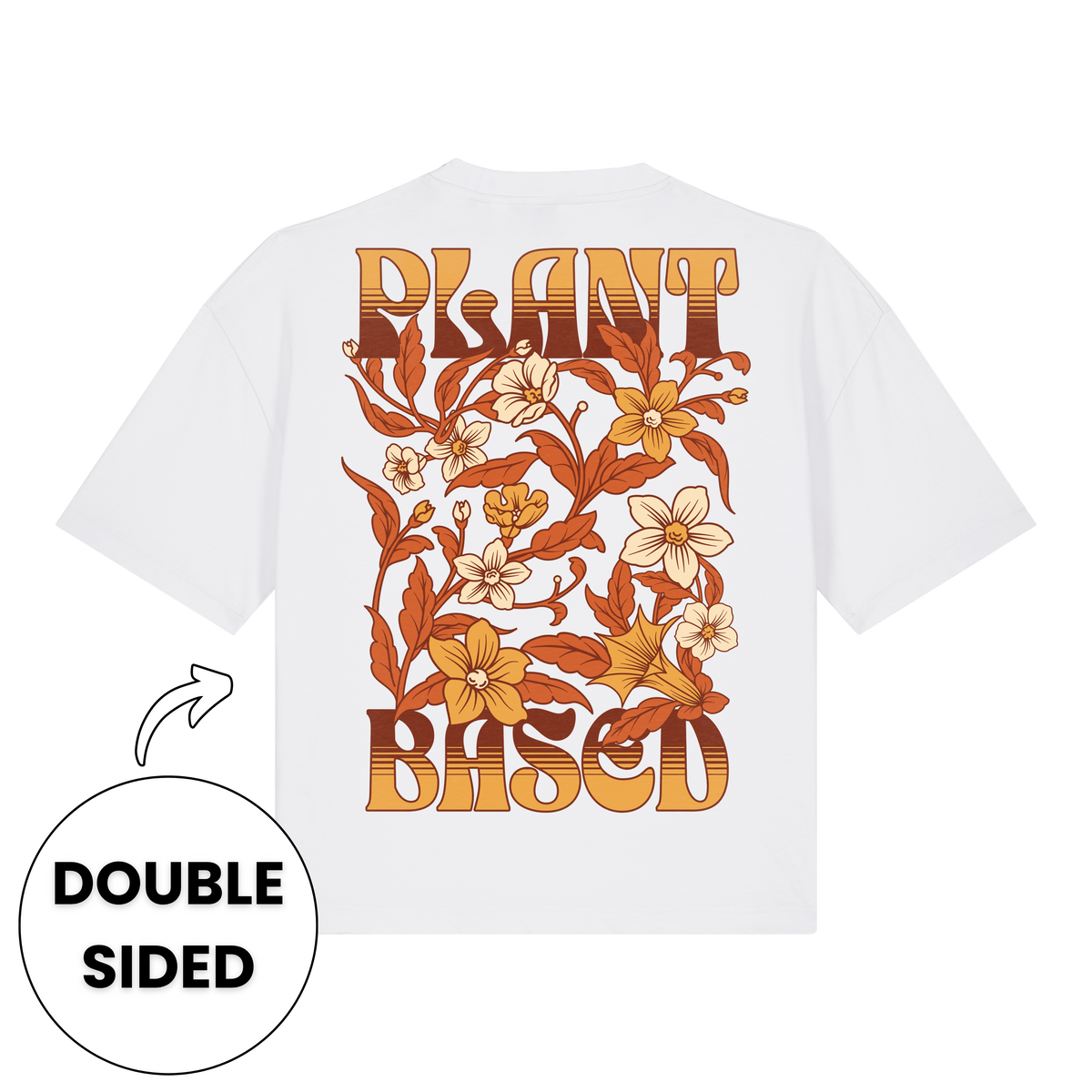 Plant-Based Flowers Streetwear Women's Boxy T-Shirt