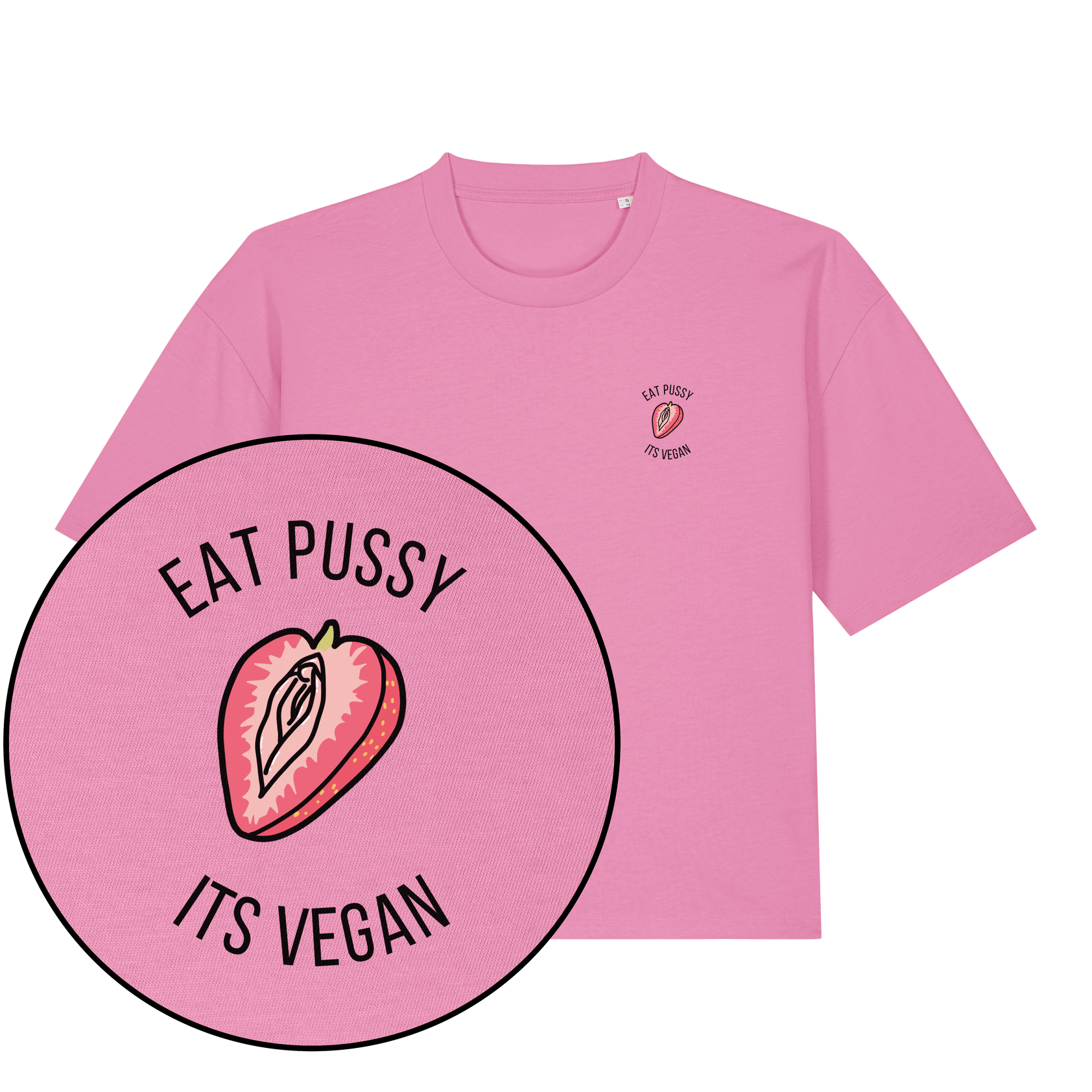 Eat Pussy It's Vegan Women's Boxy T-Shirt