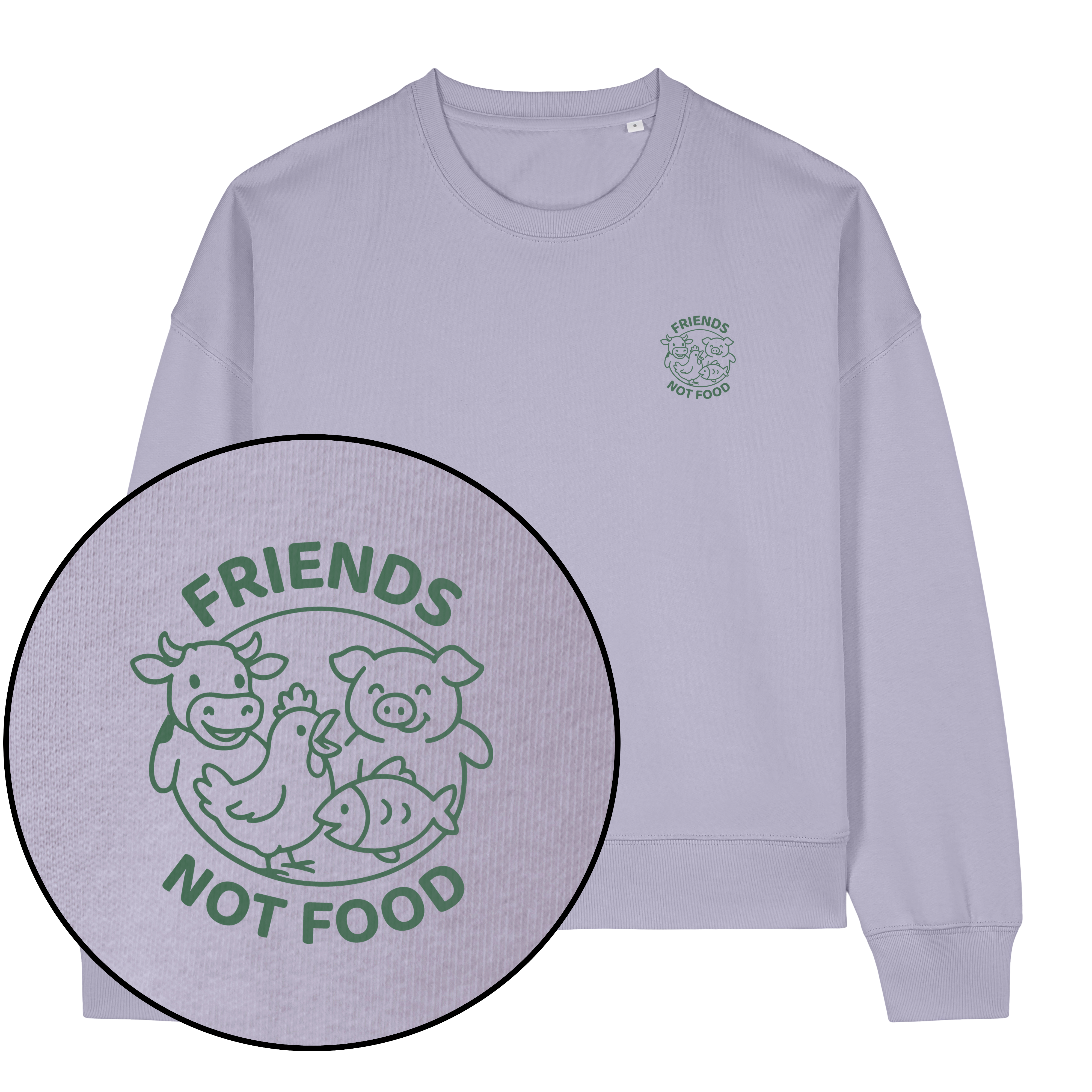 Friends Not Food Women's Sweatshirt