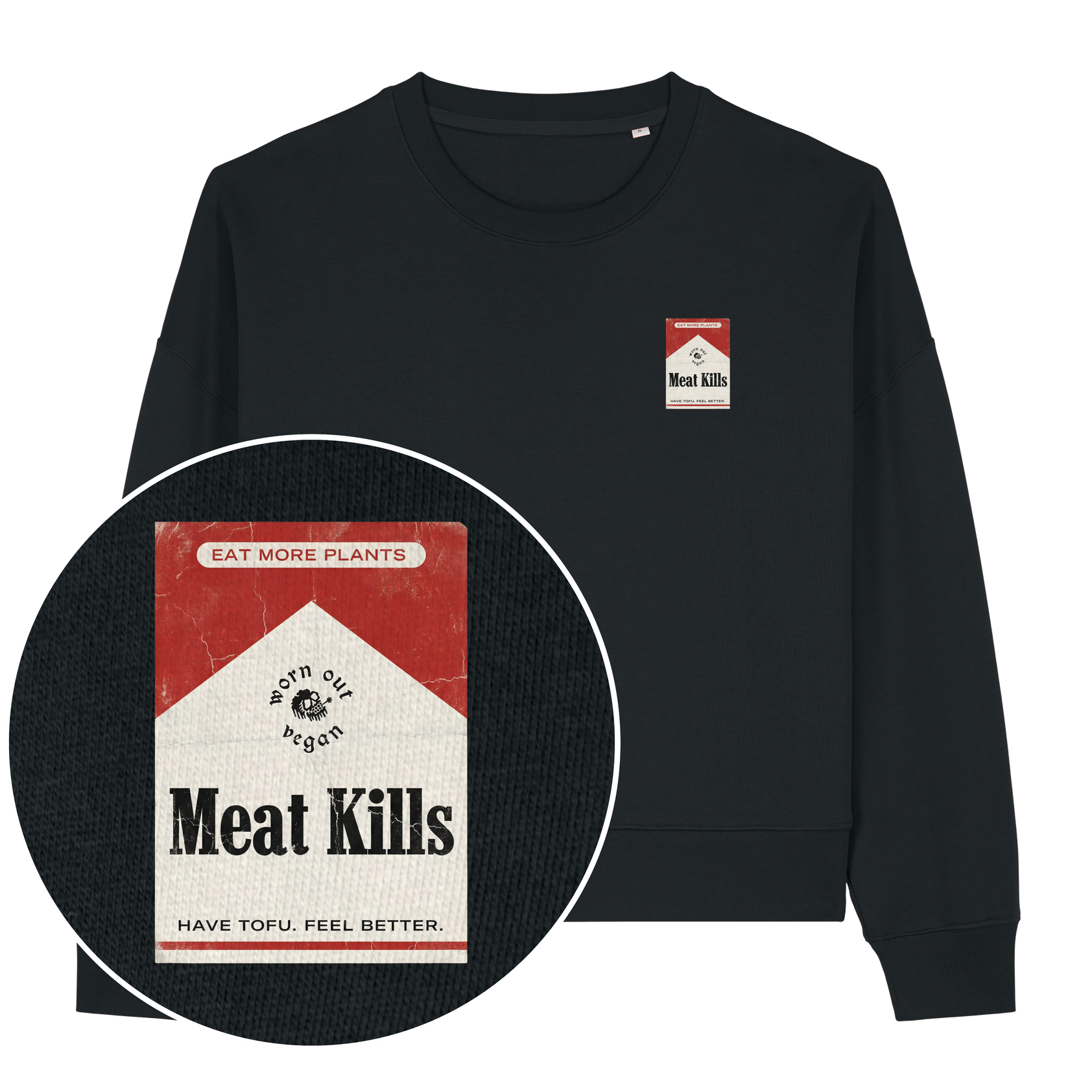 Meat Kills Women's Sweatshirt