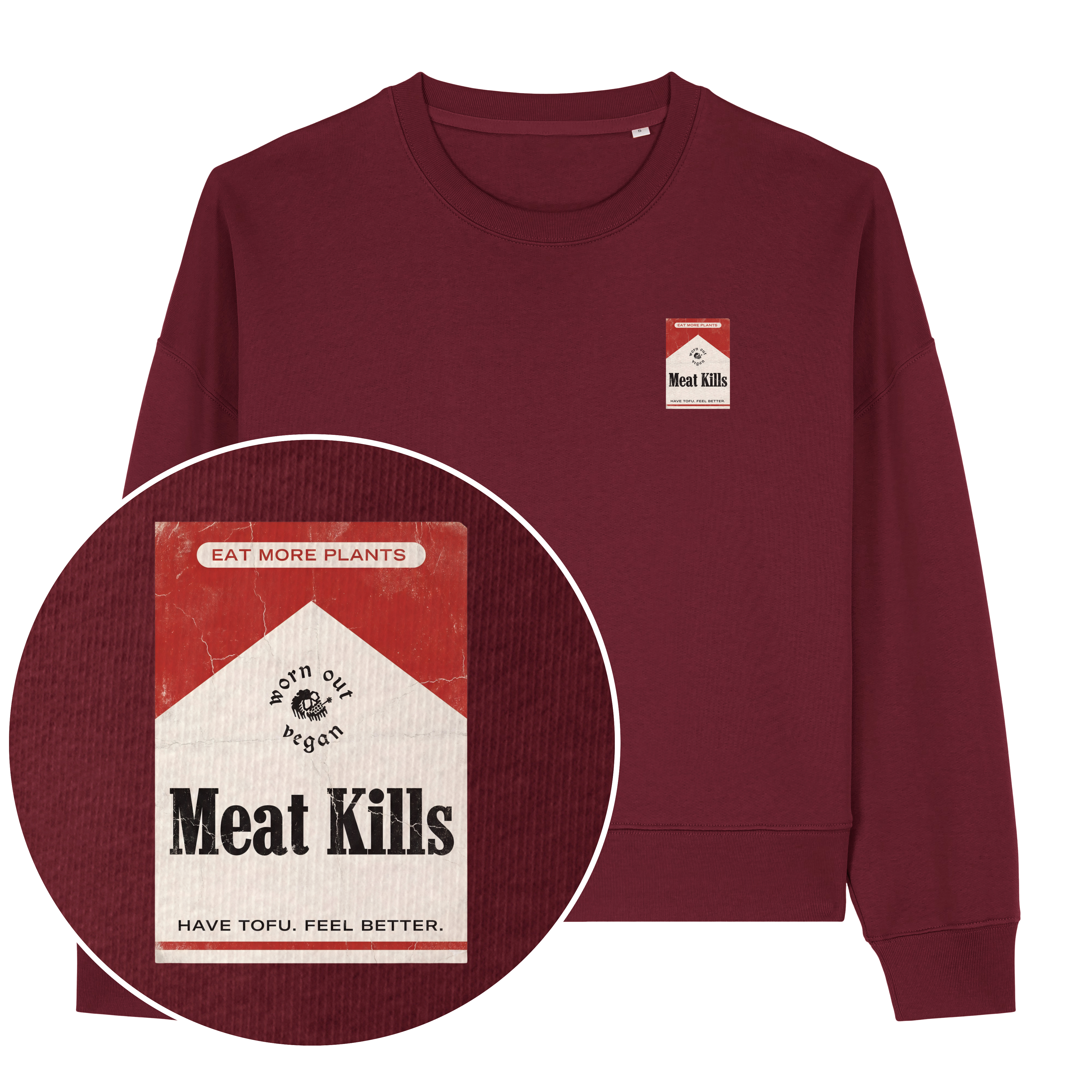 Meat Kills Women's Sweatshirt
