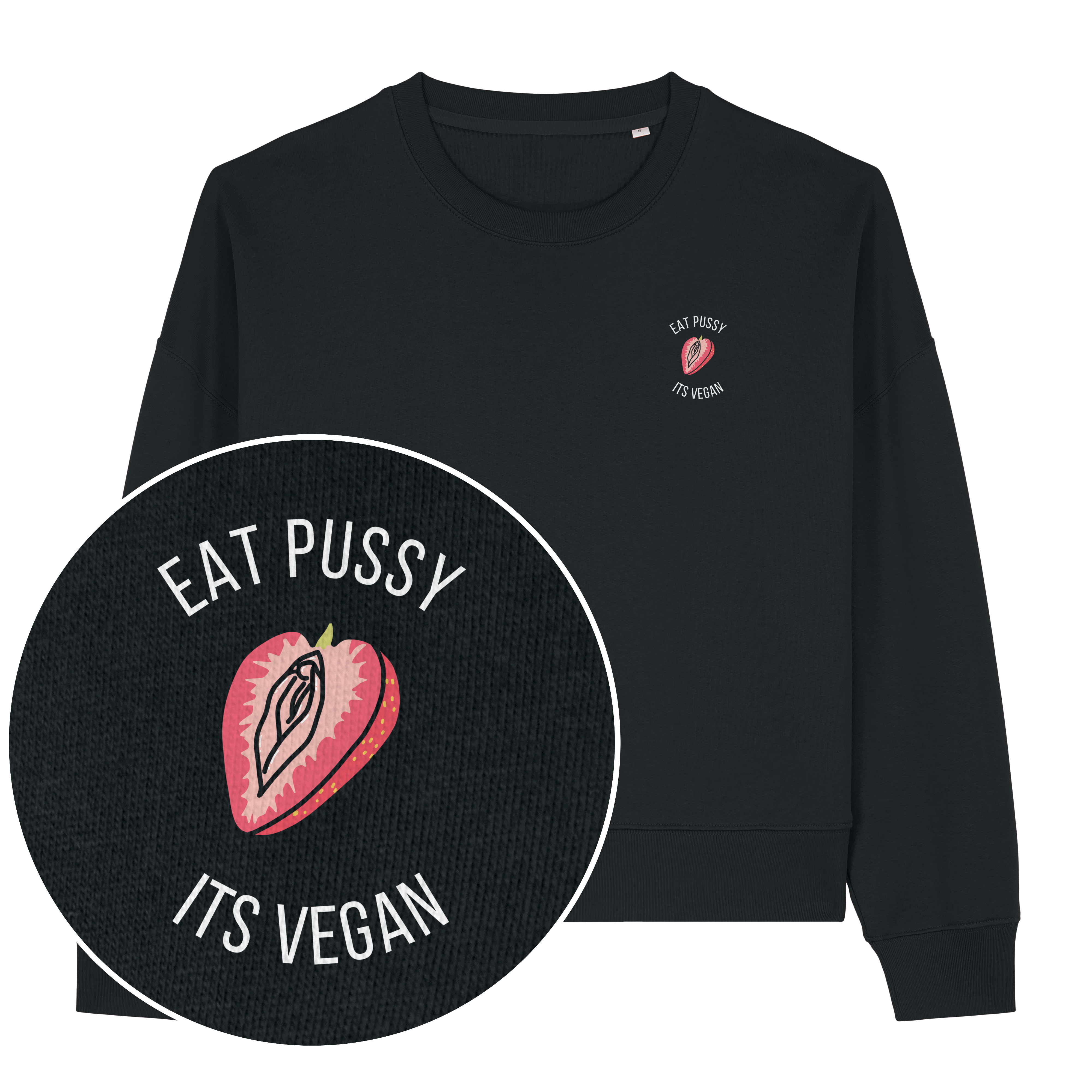 Eat Pussy It's Vegan Women's Sweatshirt