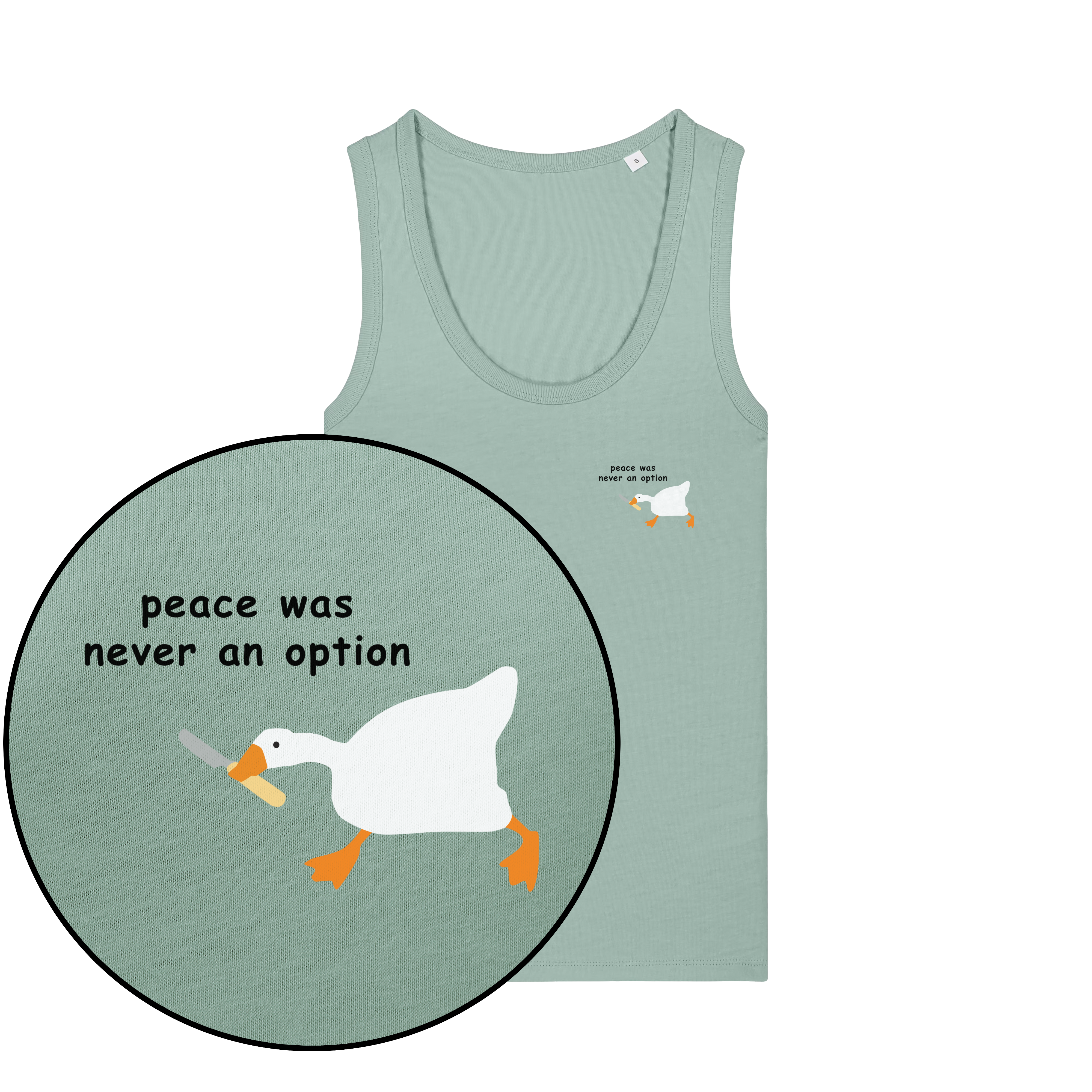Peace Was Never An Option Women's Tank Top