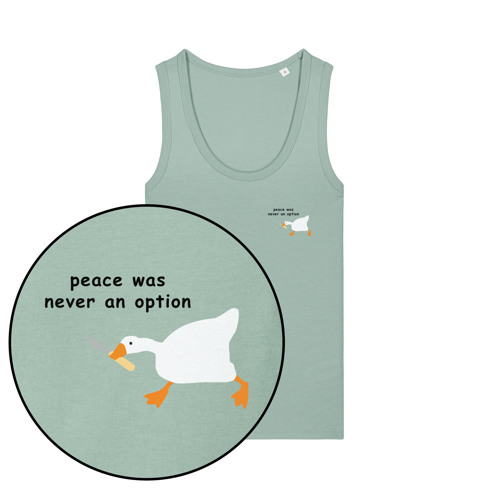 Peace Was Never An Option Women's Tank Top