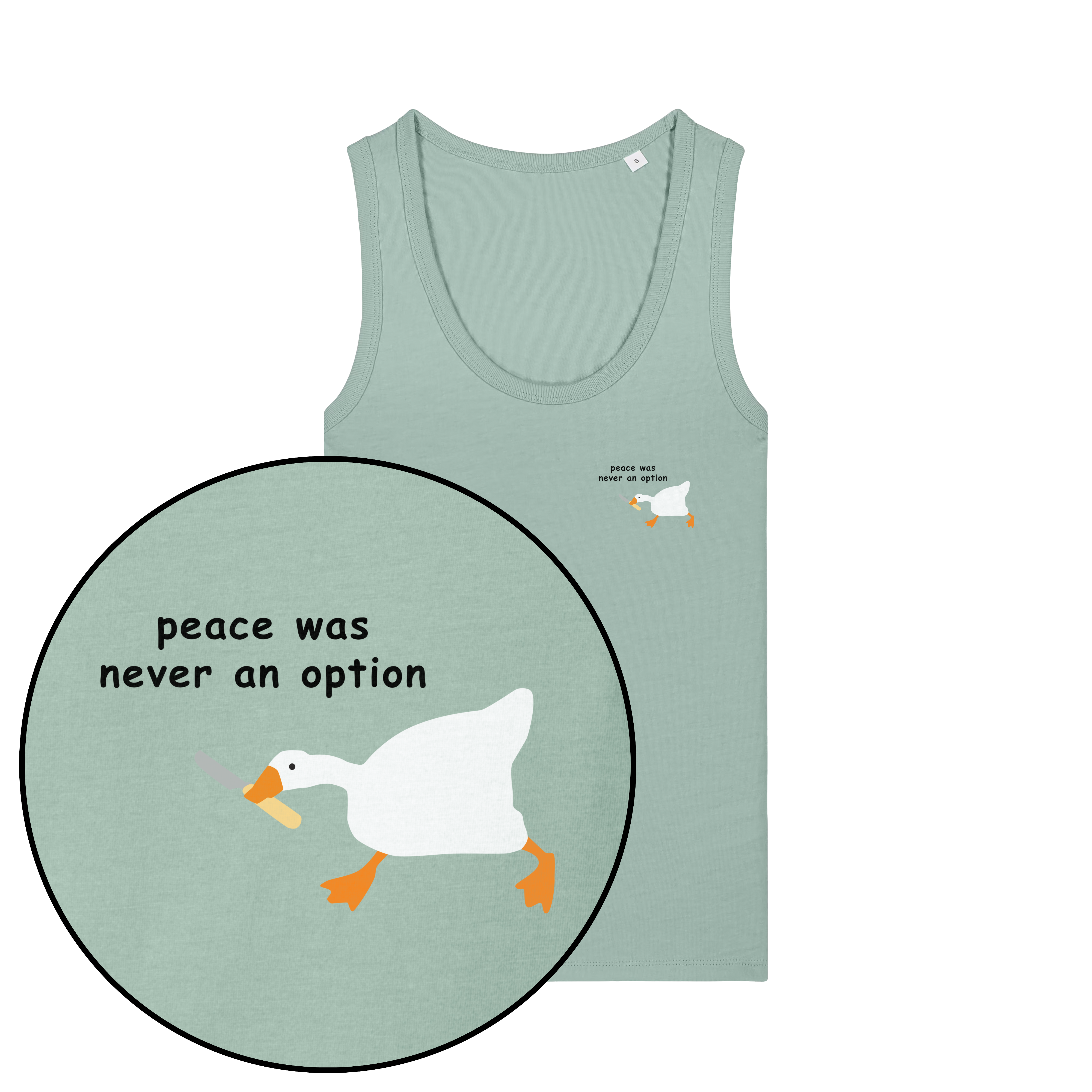Peace Was Never An Option Women's Tank Top