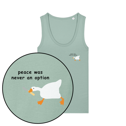 Peace Was Never An Option Women's Tank Top
