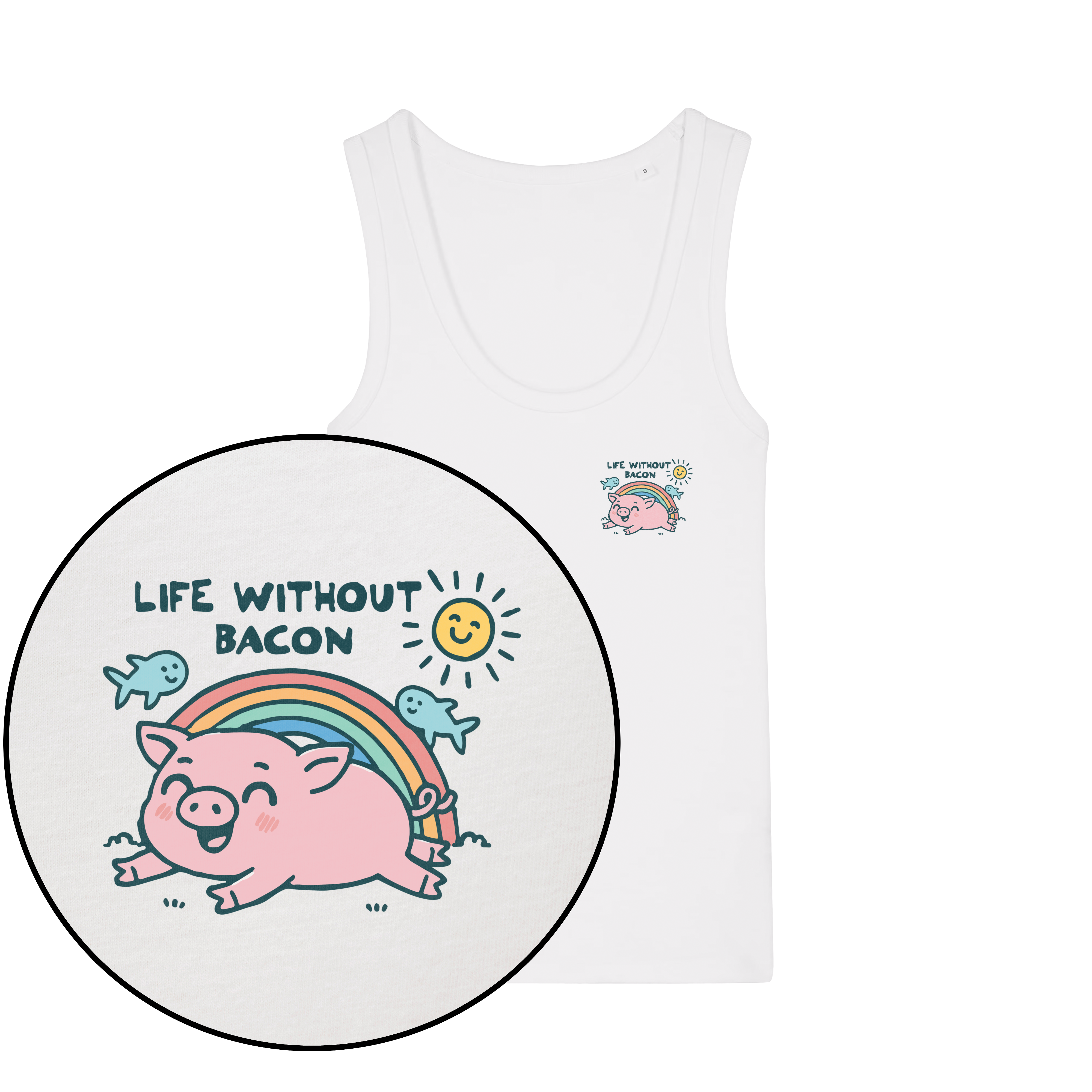 Life Without Bacon Women's Tank Top