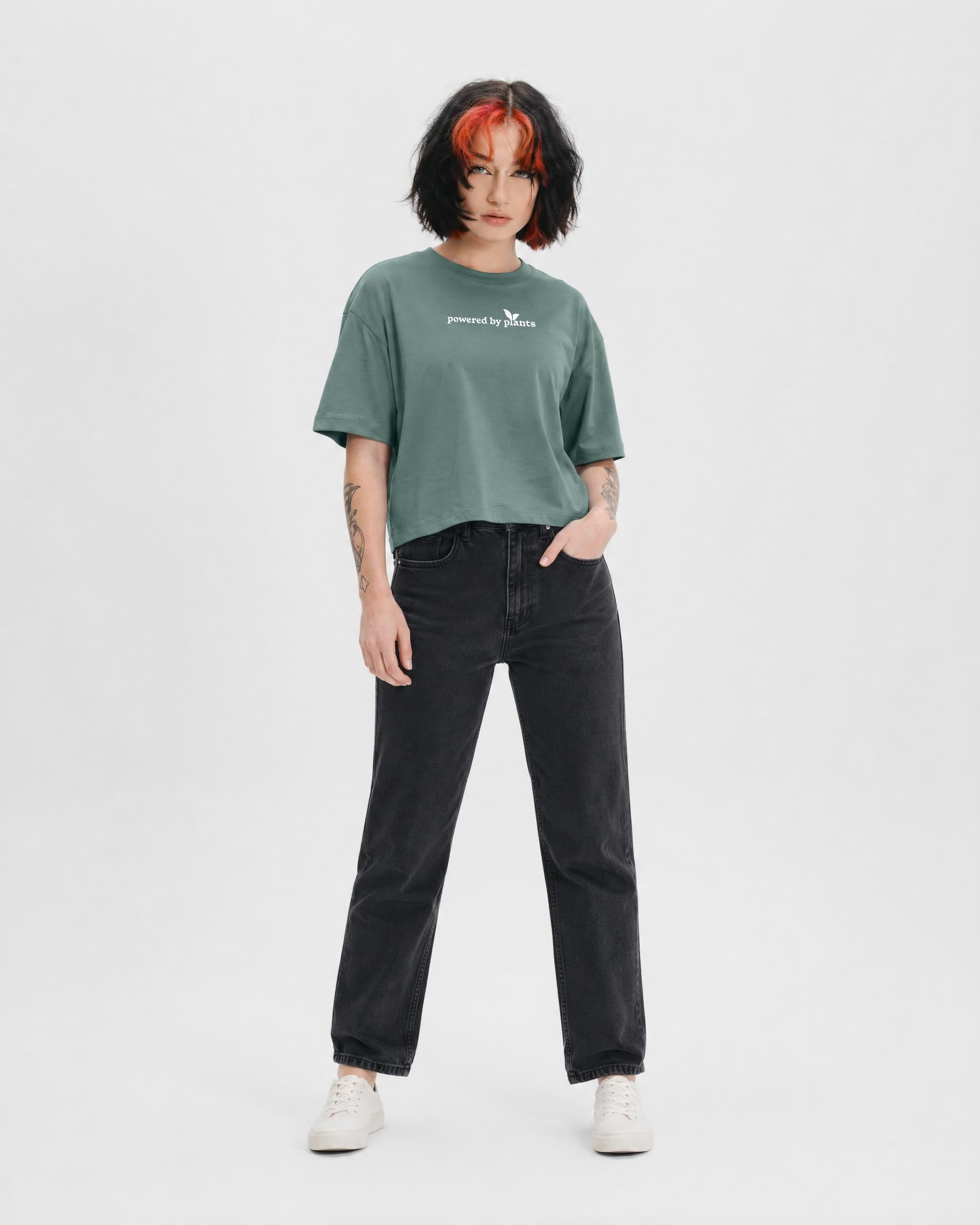 Powered By Plants Women's Boxy T-Shirt