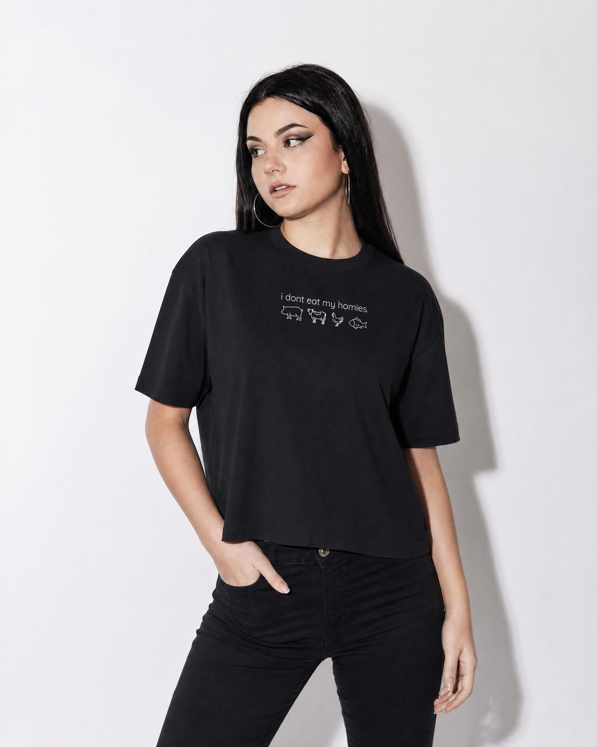 I Don't Eat My Homies Women's Boxy T-Shirt