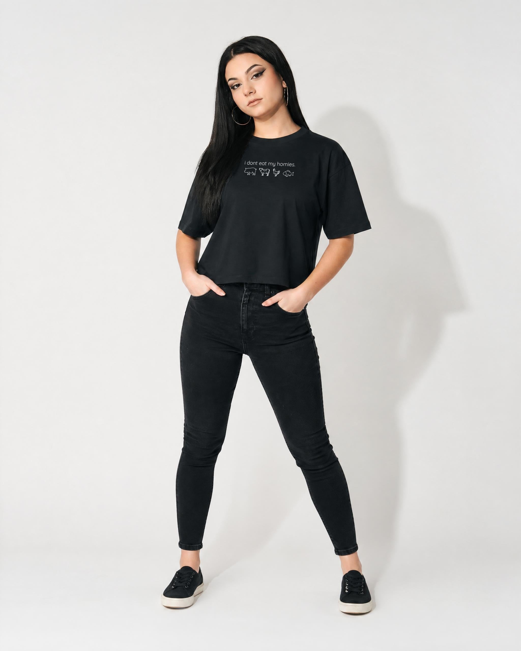 I Don't Eat My Homies Women's Boxy T-Shirt