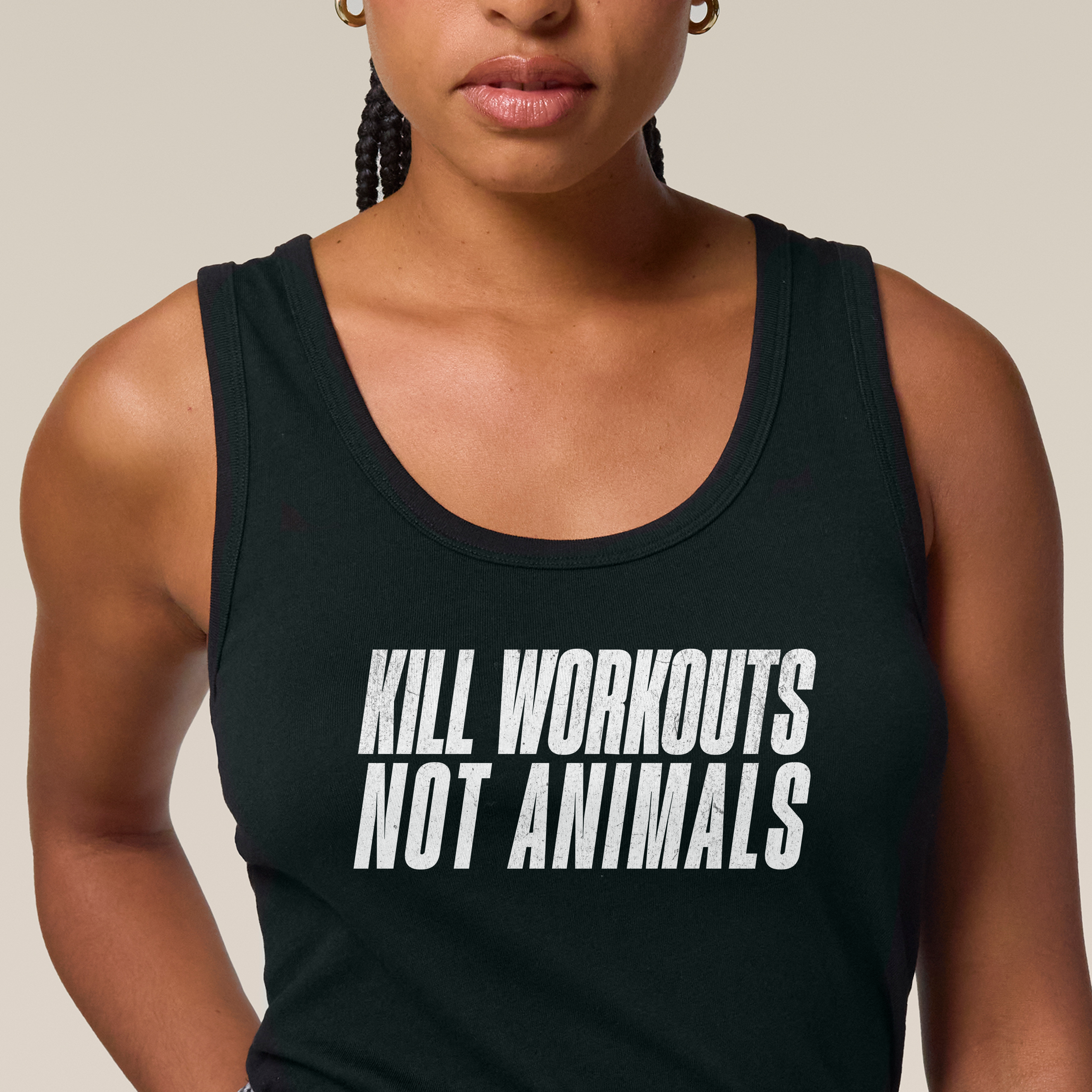 Kill Workouts Not Animals Women's Tank Top
