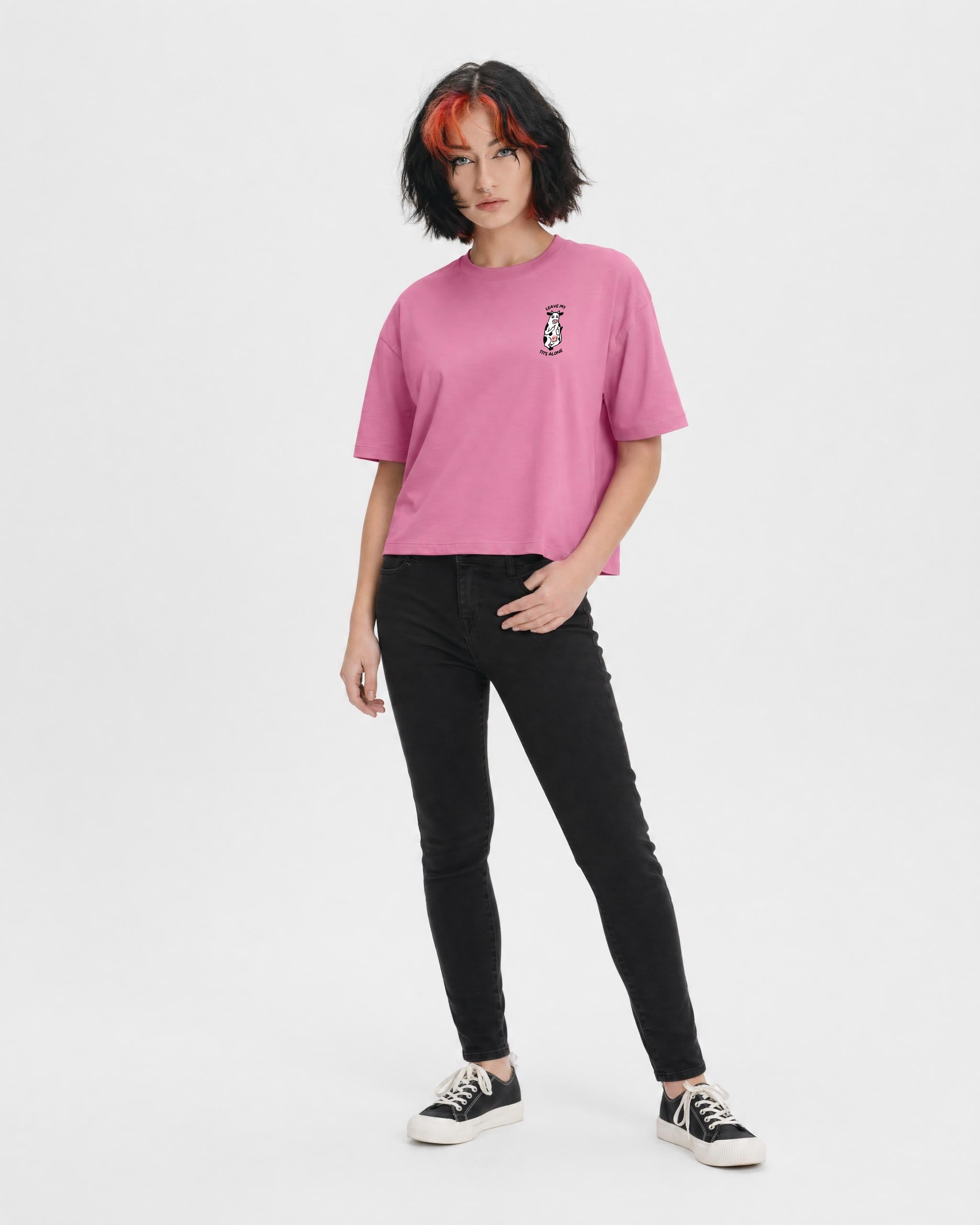 Leave My Tits Alone Women's Boxy T-Shirt