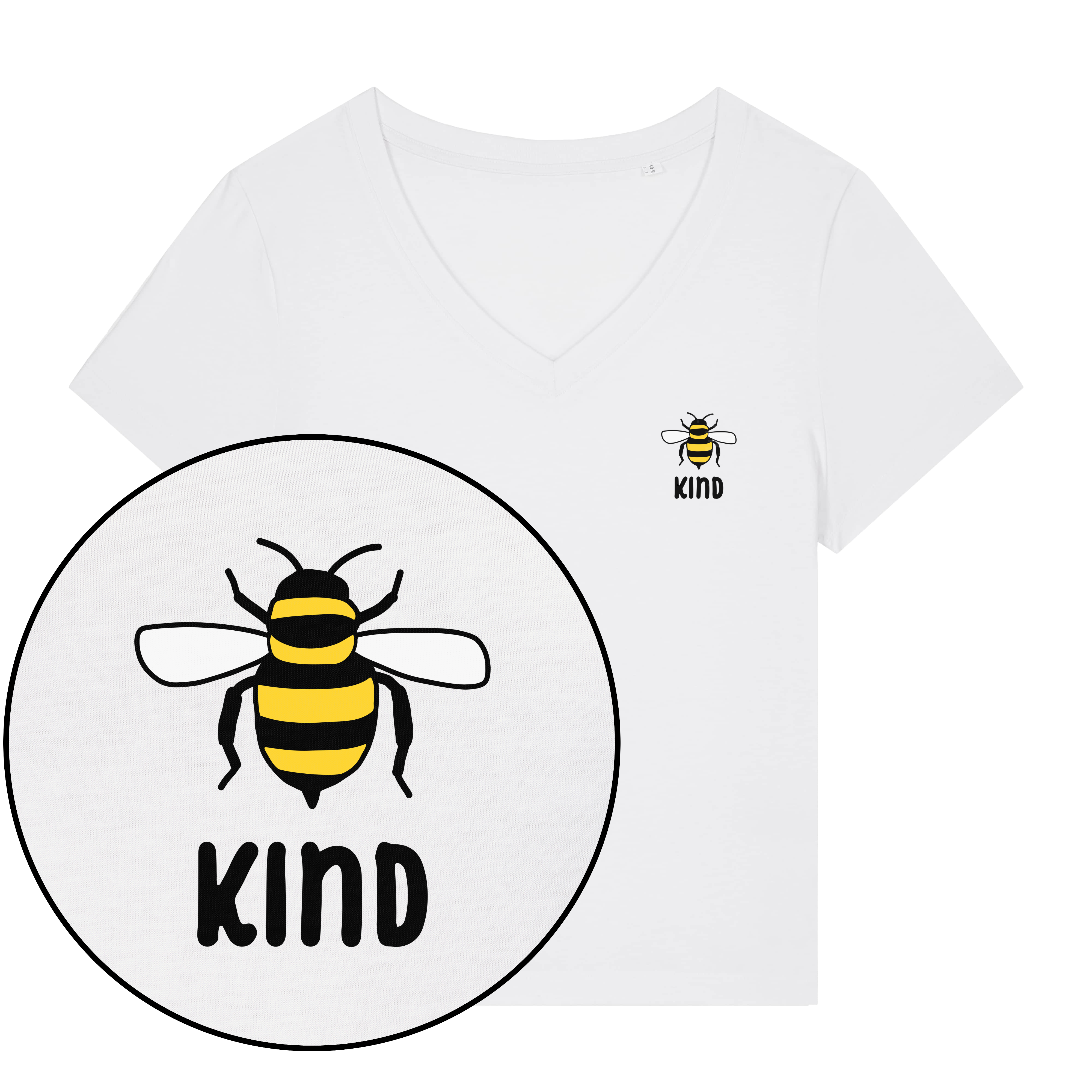 Bee Kind V Neck T-Shirt