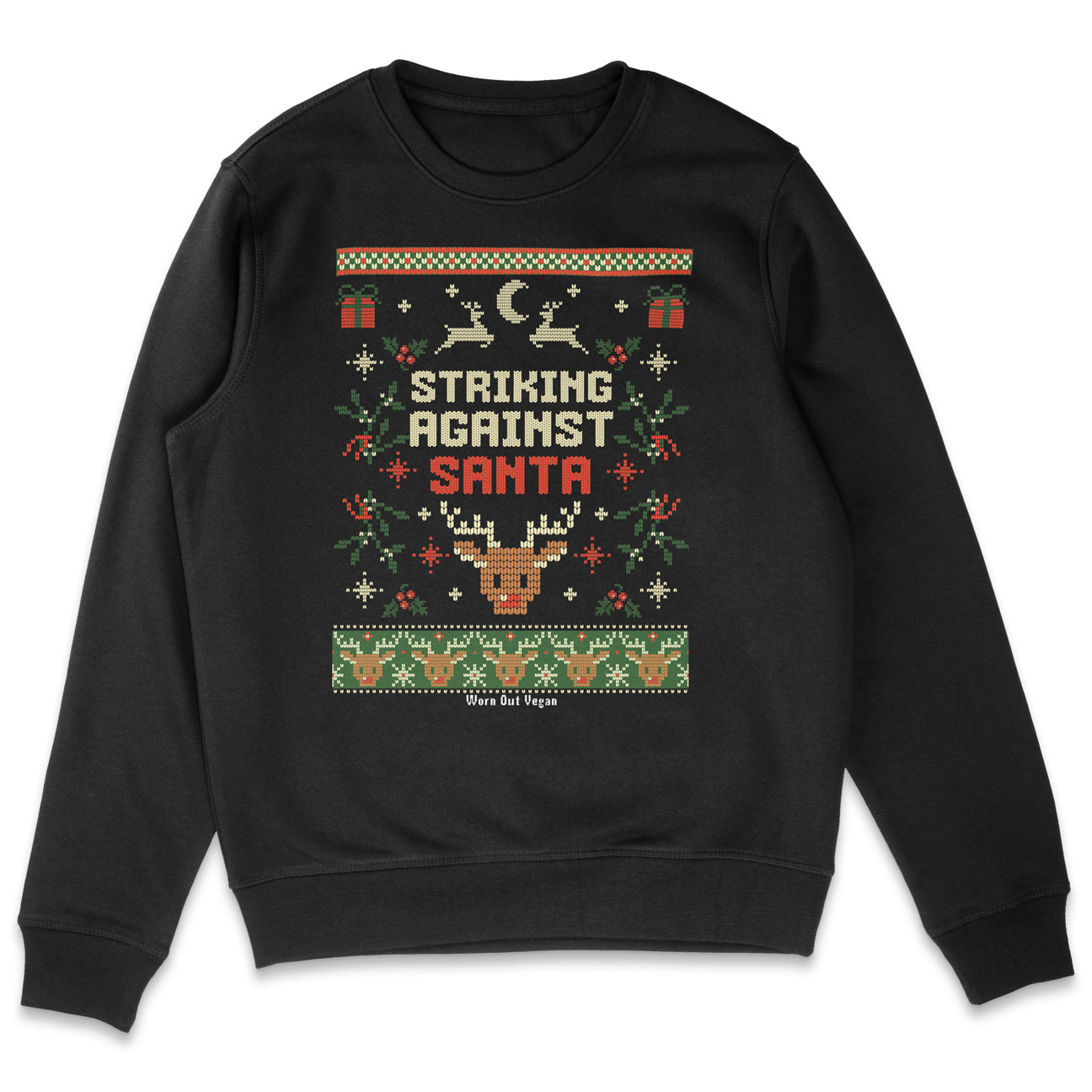 Striking Against Santa Christmas Sweatshirt