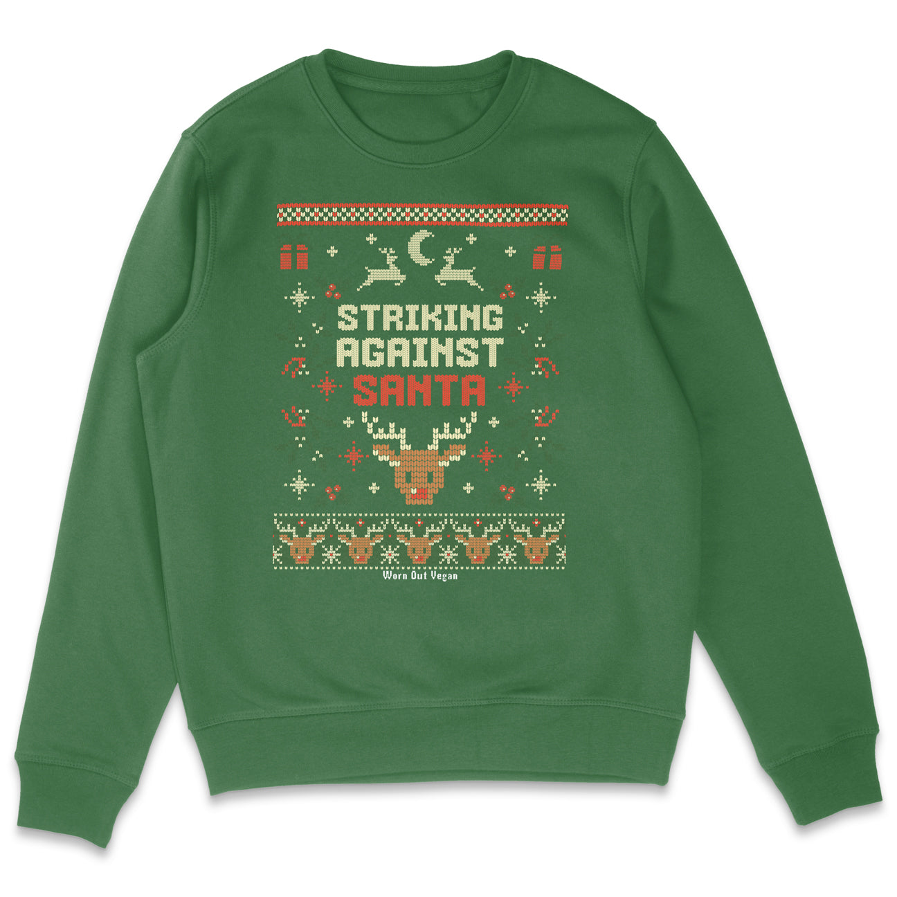 Striking Against Santa Christmas Sweatshirt