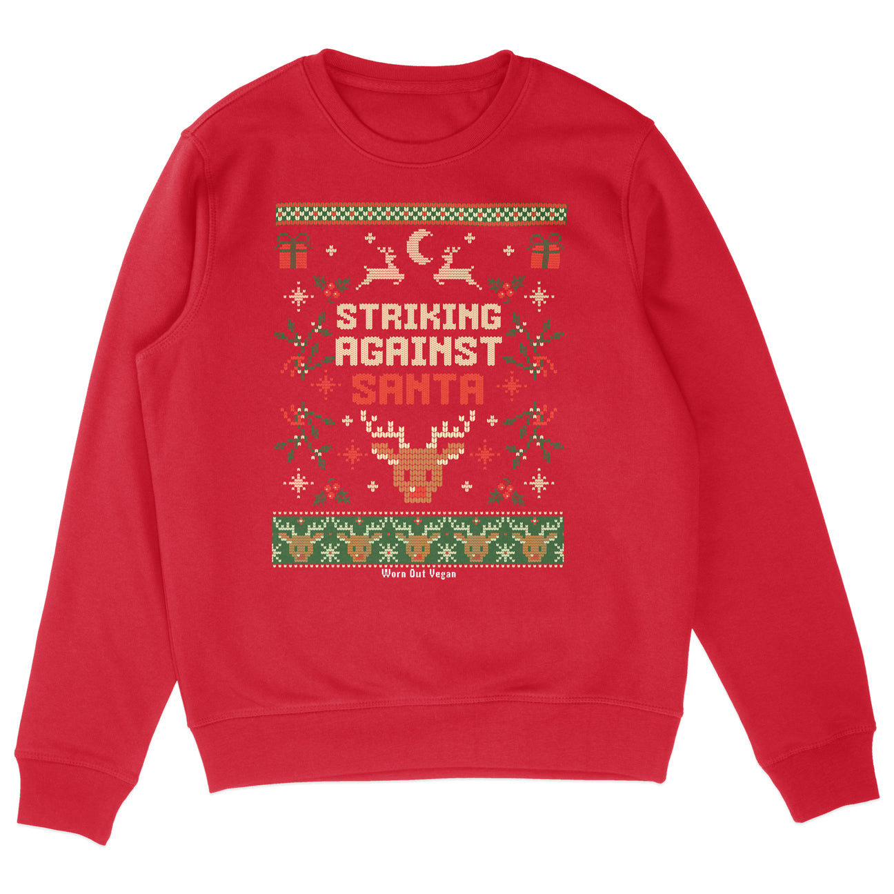 Striking Against Santa Christmas Sweatshirt
