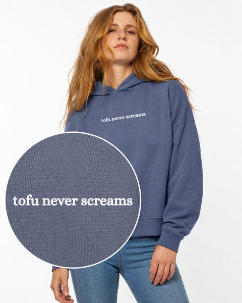 Tofu Never Screams Women's Hoodie