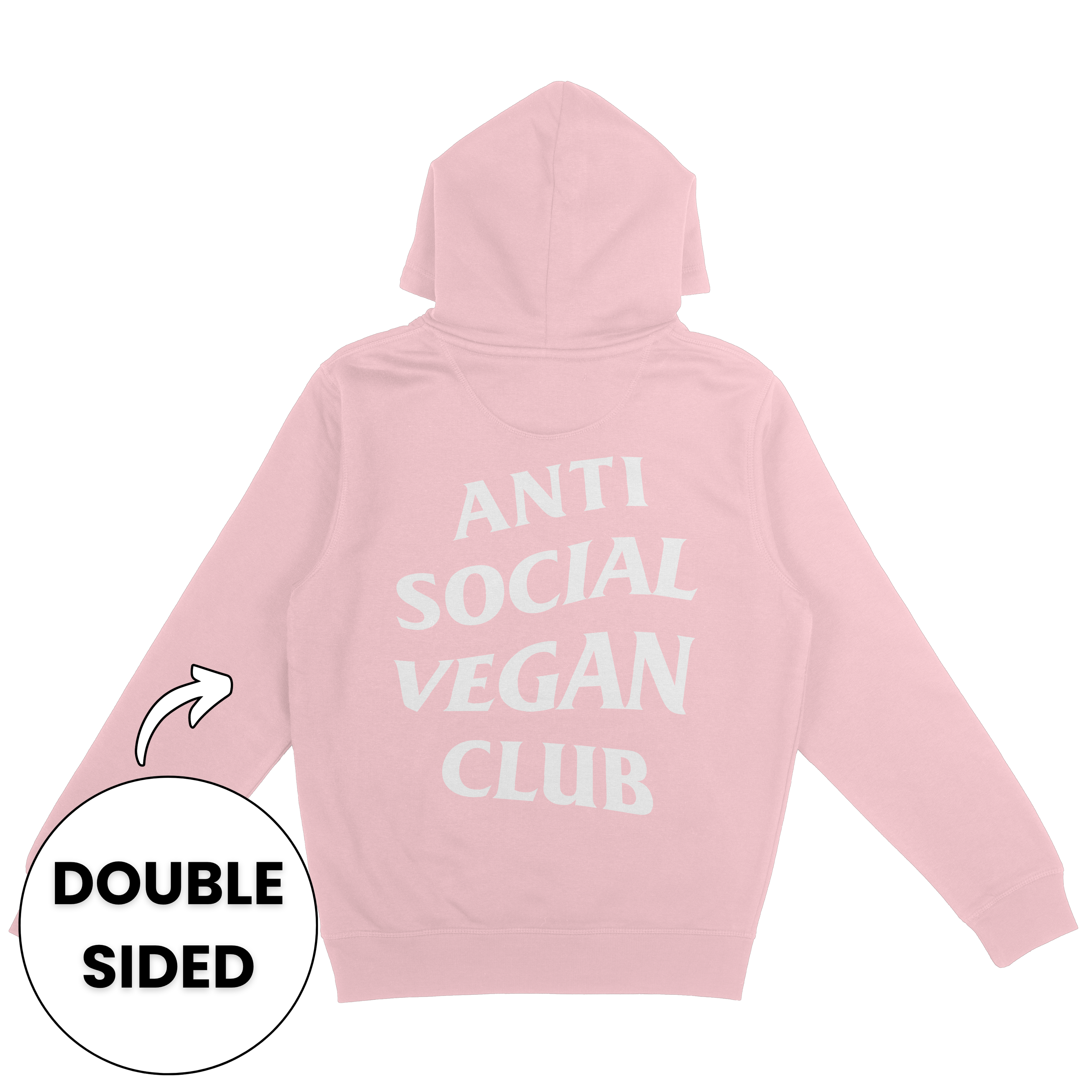 Anti Social Vegan Club Streetwear Hoodie